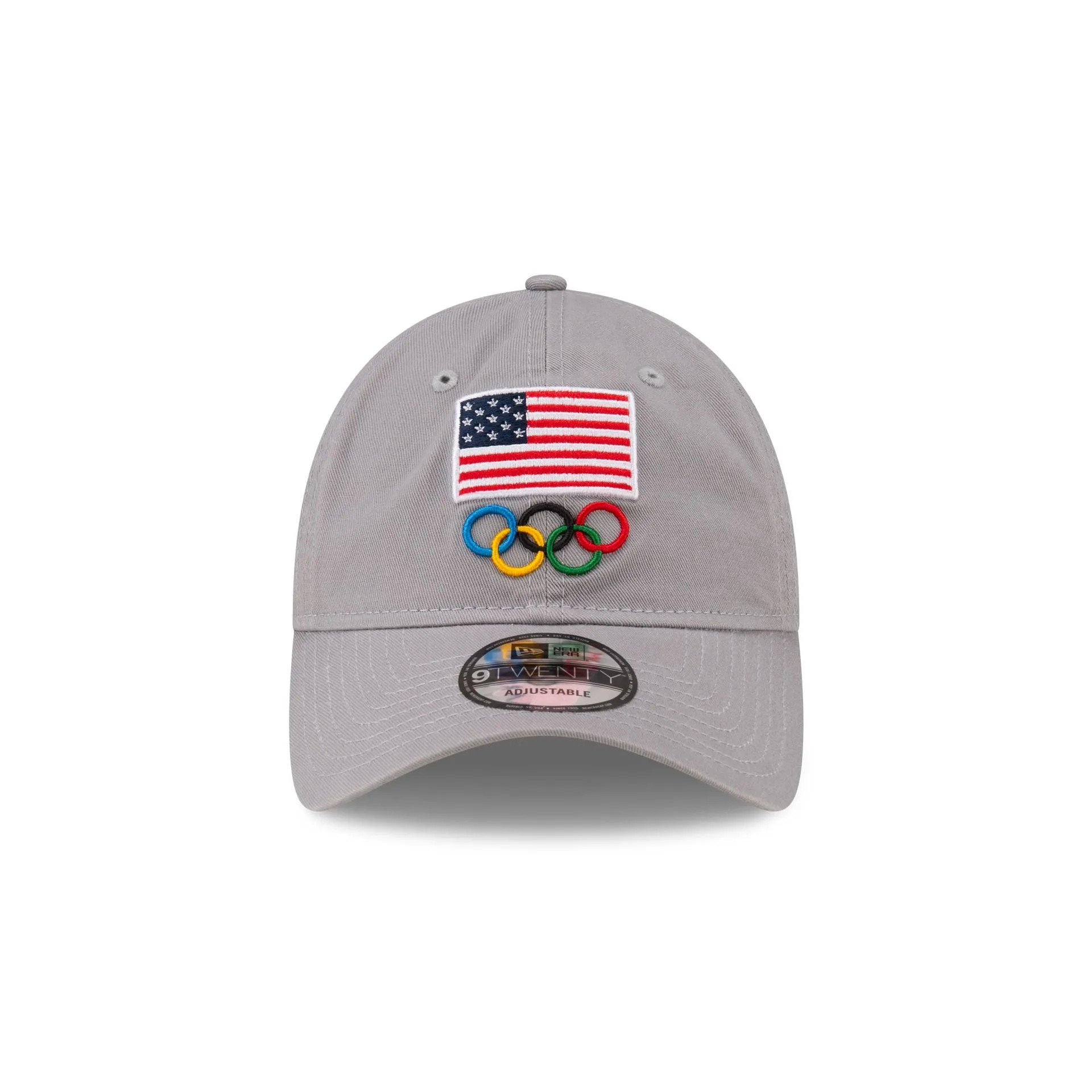 Team USA Olympics Gray 9TWENTY Adjustable Hat sold by New Era product image thumbnail 2