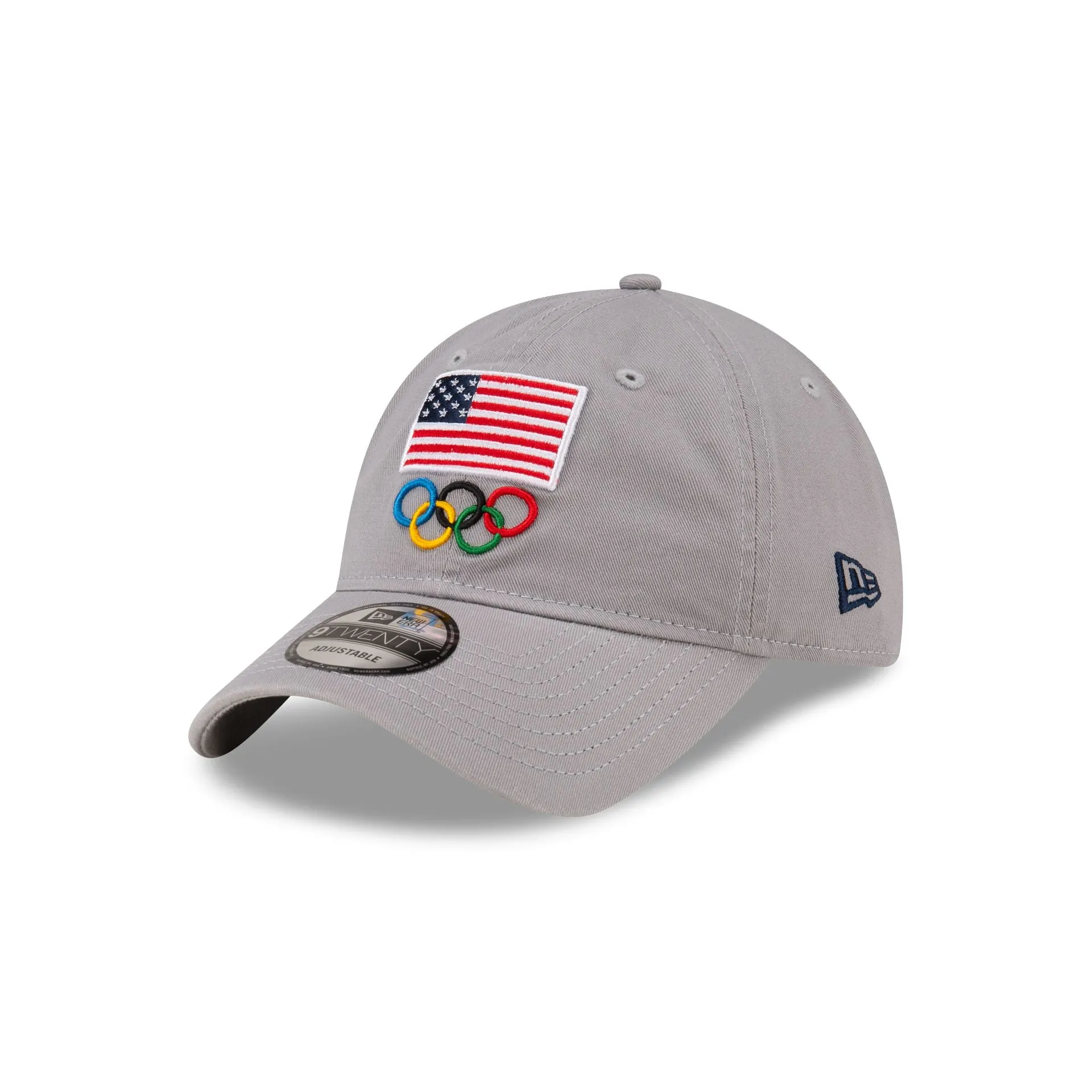 Team USA Olympics Gray 9TWENTY Adjustable Hat sold by New Era