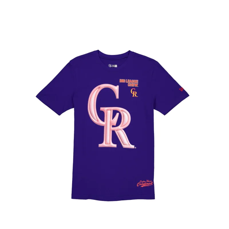 Big League Chew X Colorado Rockies T-Shirt sold by New Era