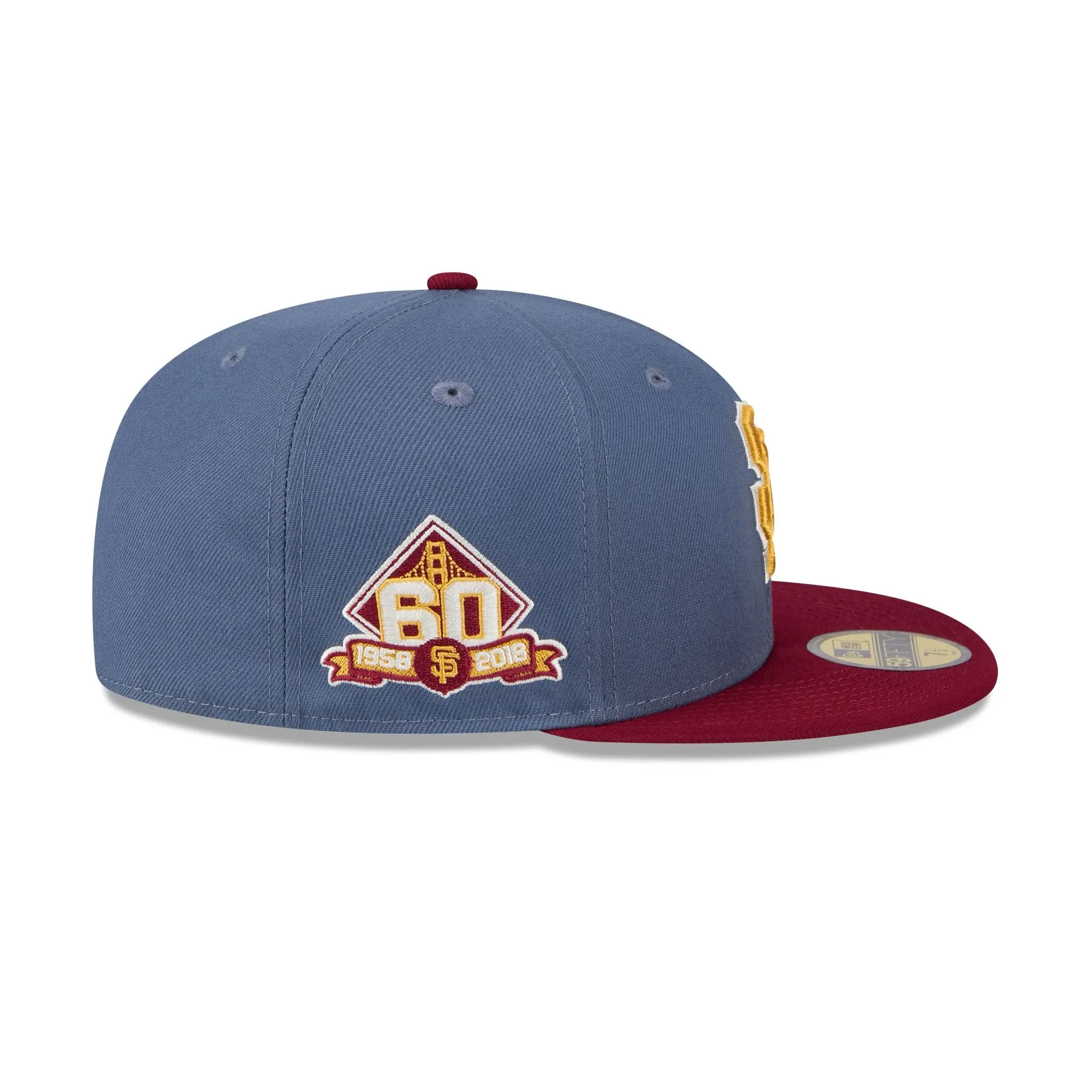 San Francisco Giants Deep Blue 59FIFTY Fitted Hat sold by New Era product image thumbnail 4
