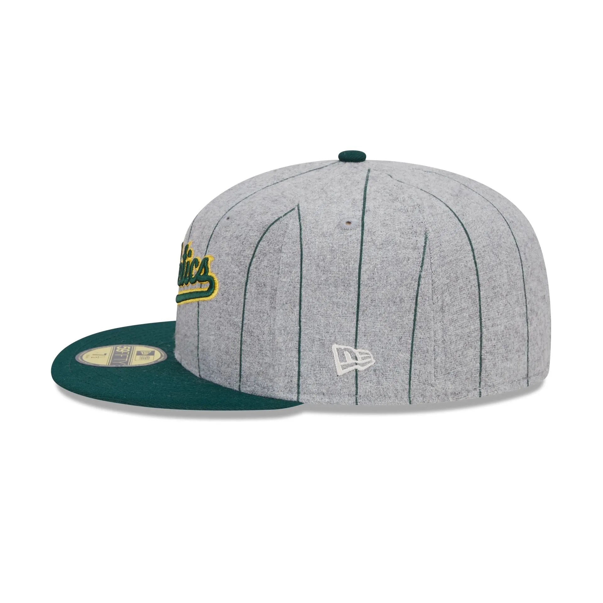 Oakland Athletics Heather Pinstripe 59FIFTY Fitted Hat sold by New Era product image thumbnail 4