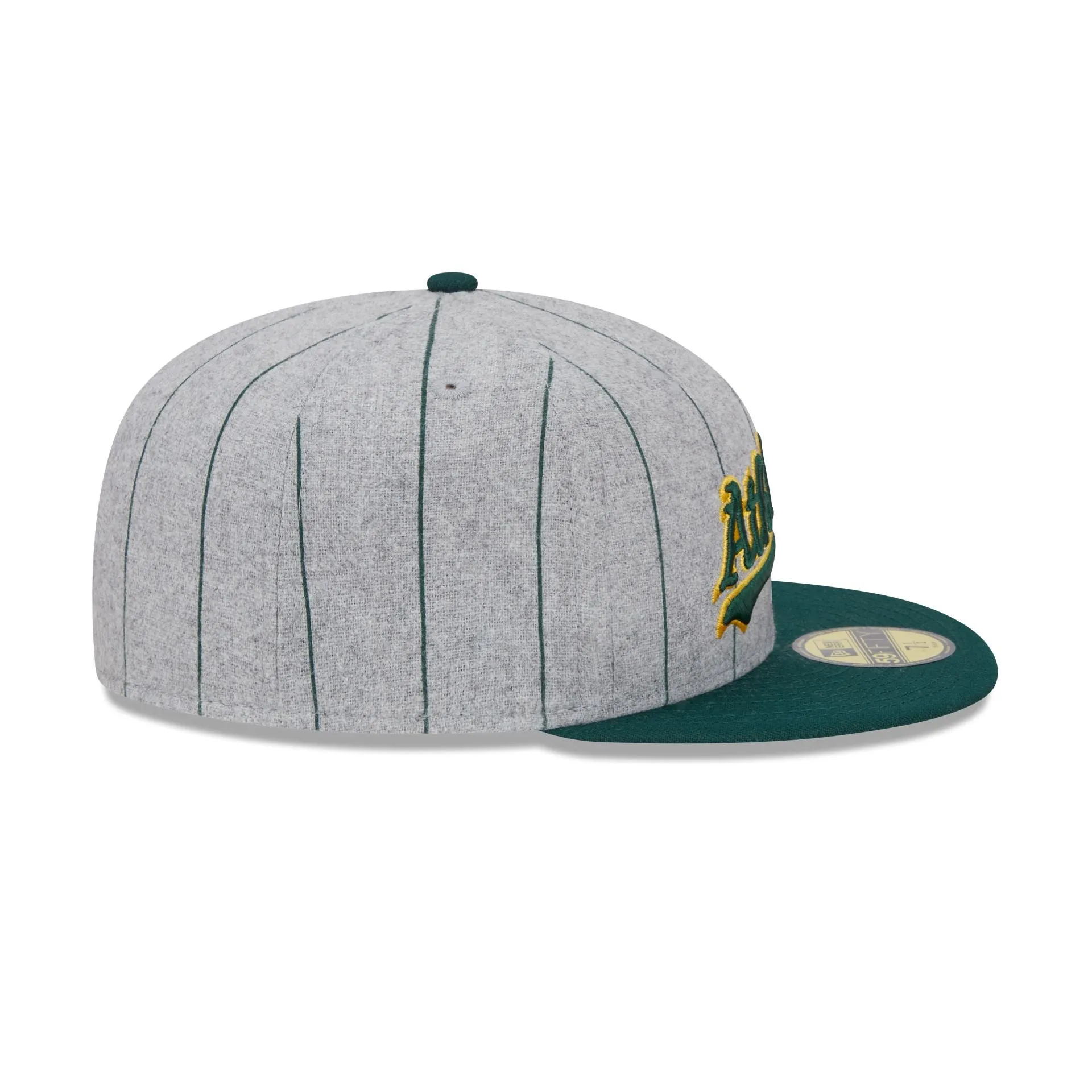 Oakland Athletics Heather Pinstripe 59FIFTY Fitted Hat sold by New Era product image thumbnail 5