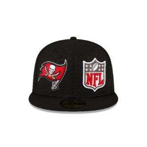 Tampa Bay Buccaneers 2023 Sideline Black 59FIFTY Fitted Hat sold by New Era