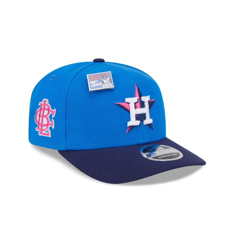 Big League Chew X Houston Astros Curveball Cotton Candy 9SEVENTY Stretch-Snap Hat sold by New Era