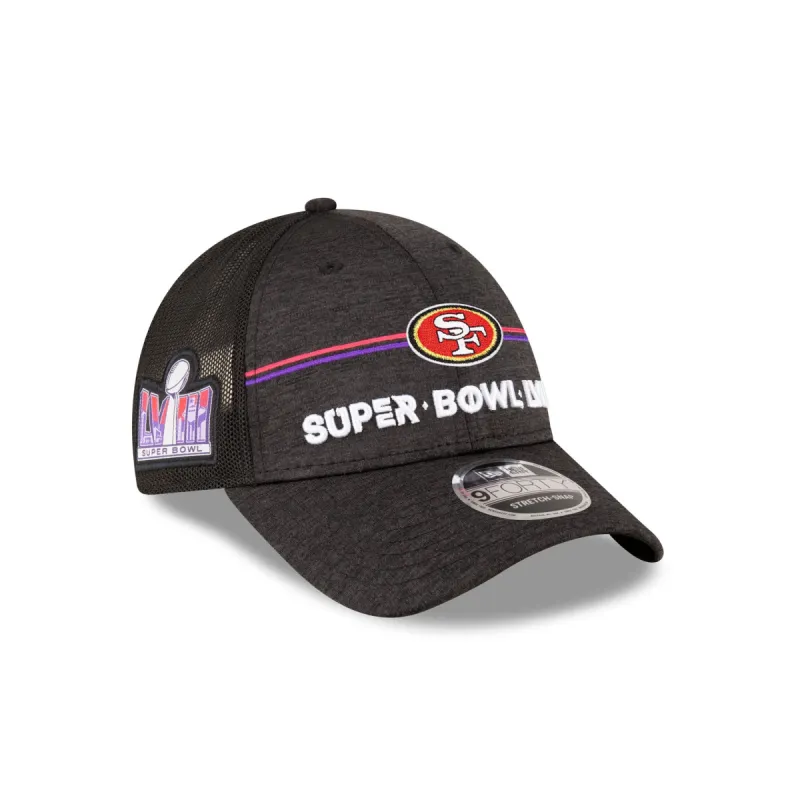 San Francisco 49ers Super Bowl LVIII Participation 9FORTY Snapback Hat sold by New Era