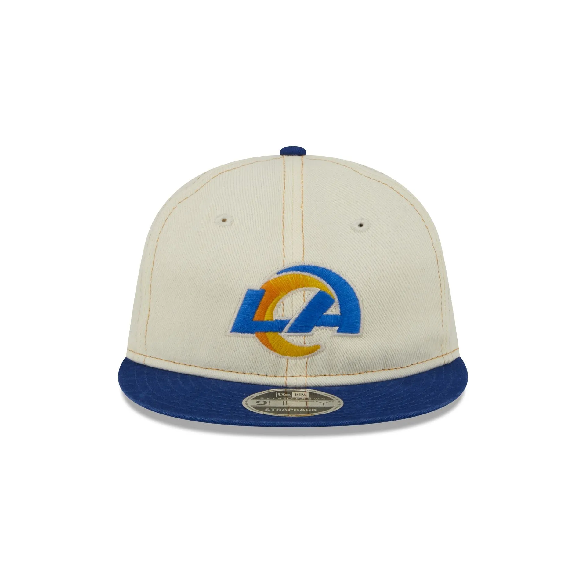 Los Angeles Rams Chrome Denim Retro Crown 9FIFTY Adjustable Hat sold by New Era product image thumbnail 2