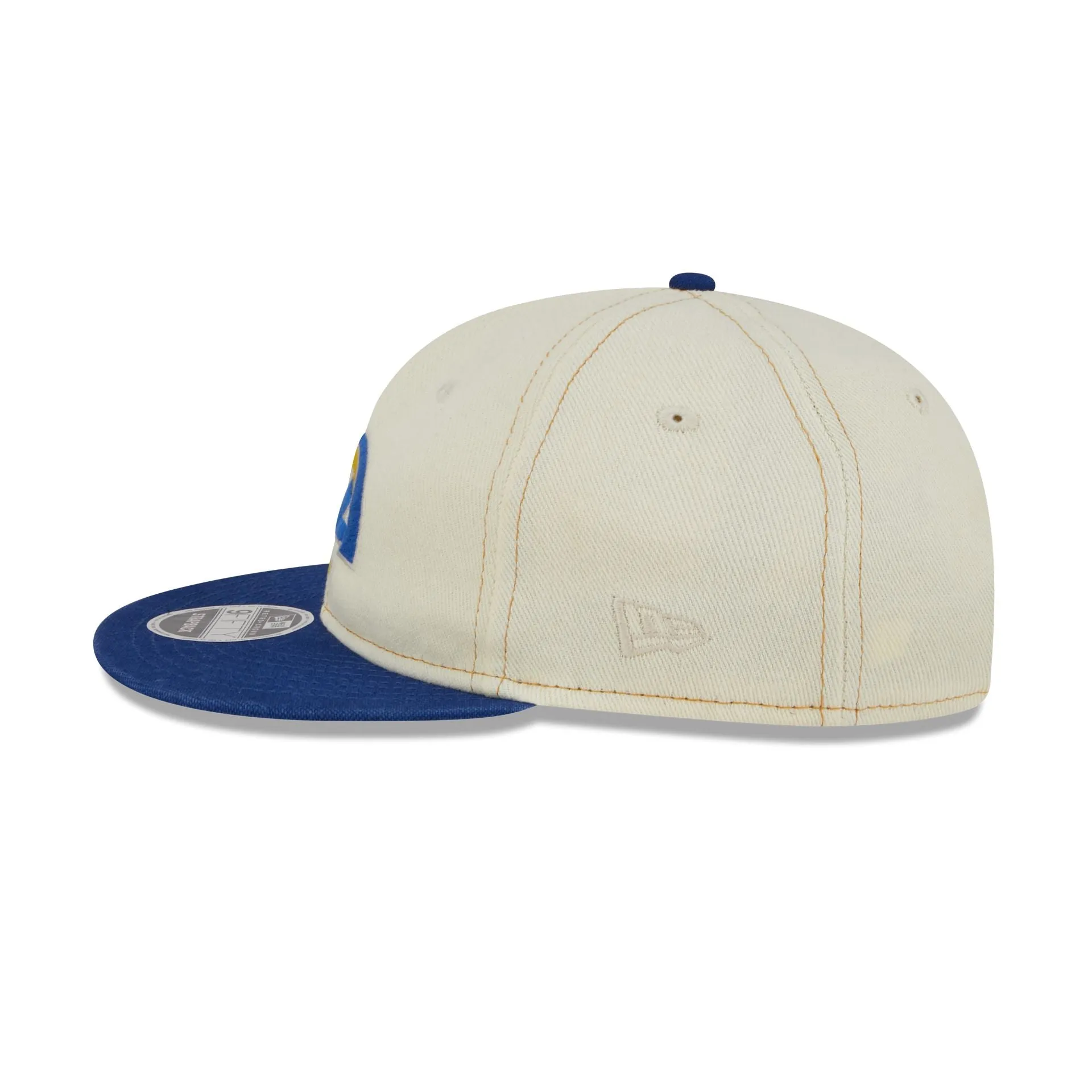 Los Angeles Rams Chrome Denim Retro Crown 9FIFTY Adjustable Hat sold by New Era product image thumbnail 4
