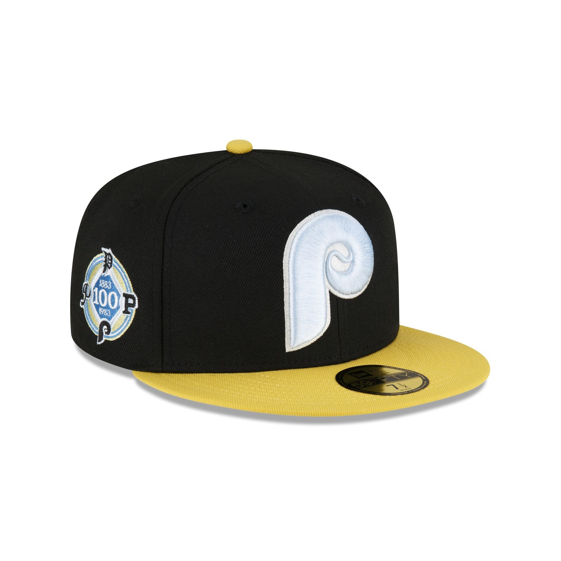 Philadelphia Phillies Chartreuse Visor 59FIFTY Fitted Hat sold by New Era