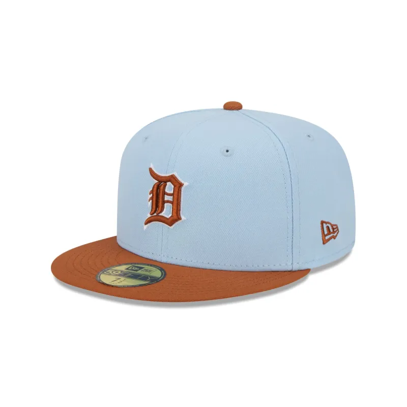 Detroit Tigers Color Pack Glacial Blue 59FIFTY Fitted Hat sold by New Era