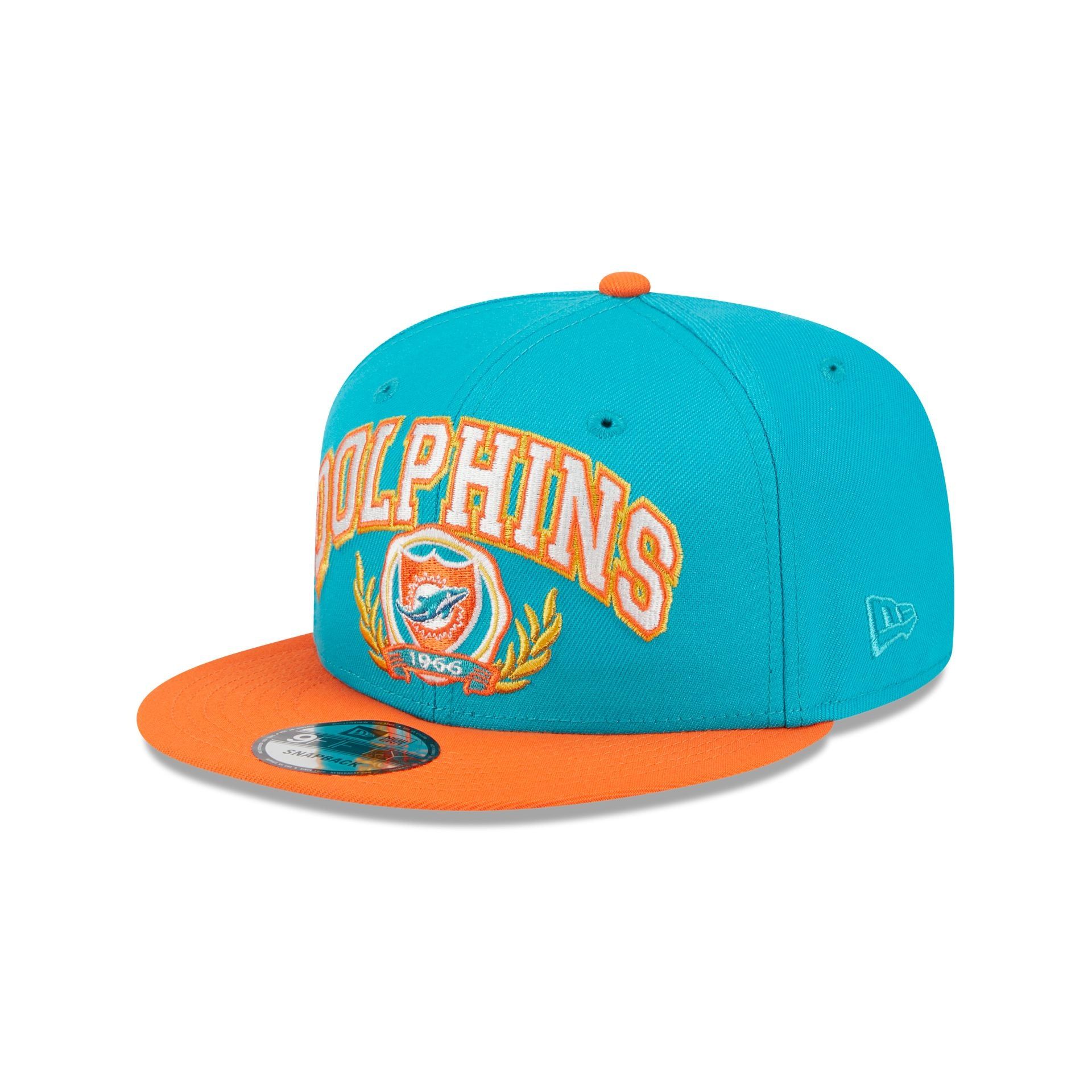 Miami Dolphins Team Establish 9FIFTY Snapback Hat sold by New Era