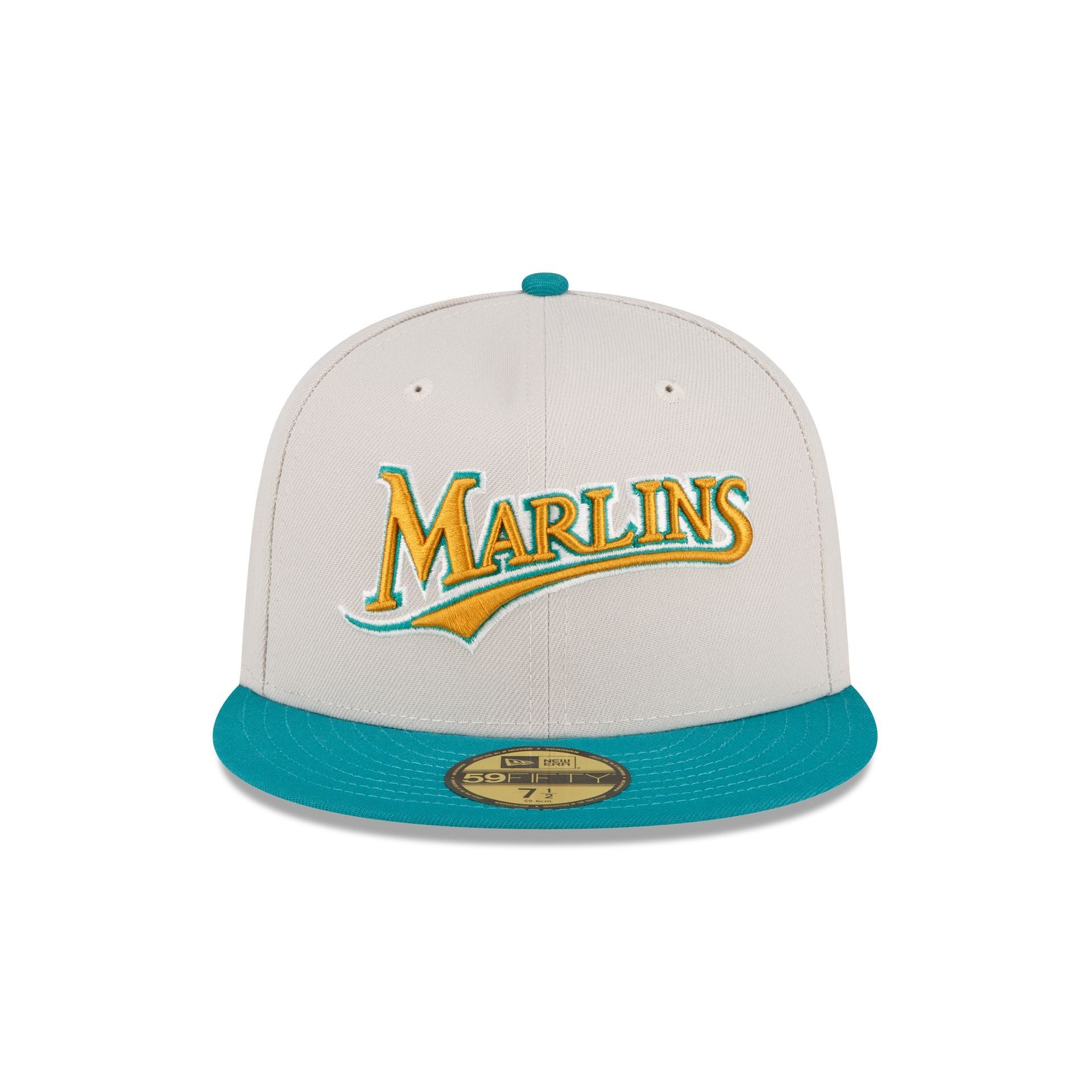 Just Caps Cadet Blue Miami Marlins 59FIFTY Fitted Hat sold by New Era product image thumbnail 2