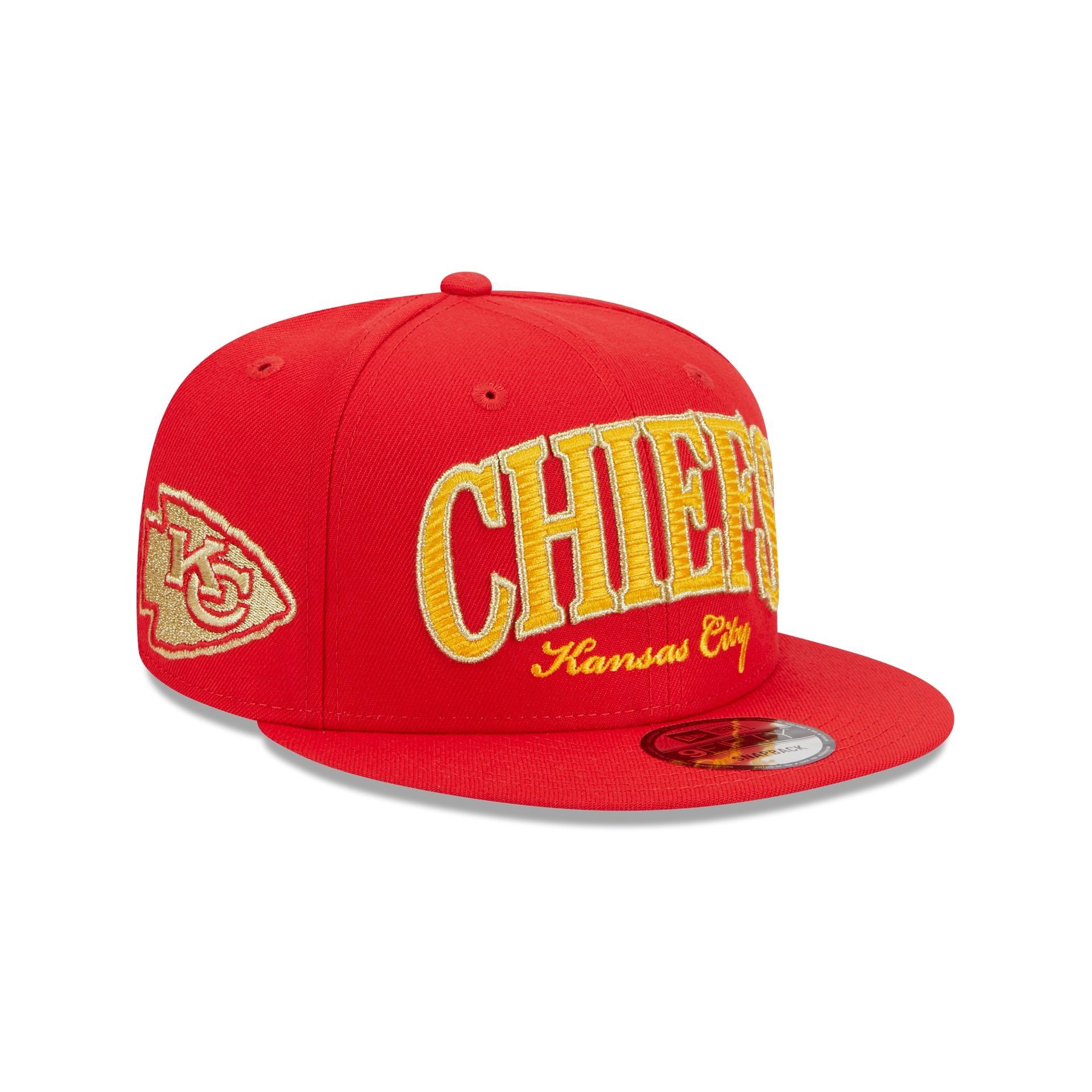 Kansas City Chiefs Throwback 9FIFTY Snapback Hat sold by New Era