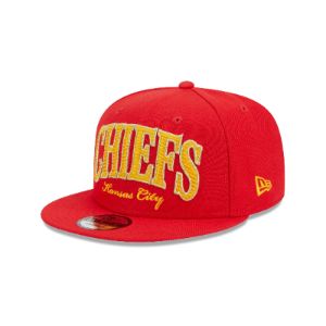 Kansas City Chiefs Throwback 9FIFTY Snapback Hat sold by New Era