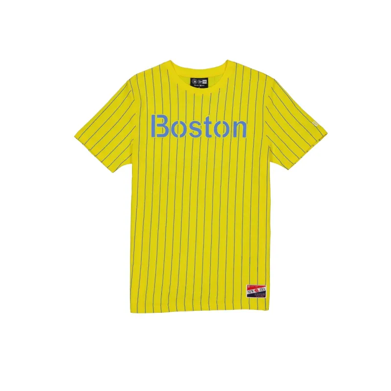 Boston Red Sox Throwback Pinstripe T-Shirt sold by New Era