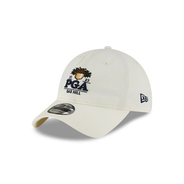 2023 PGA Championship Oak Hill White 9TWENTY Adjustable Hat sold by New Era