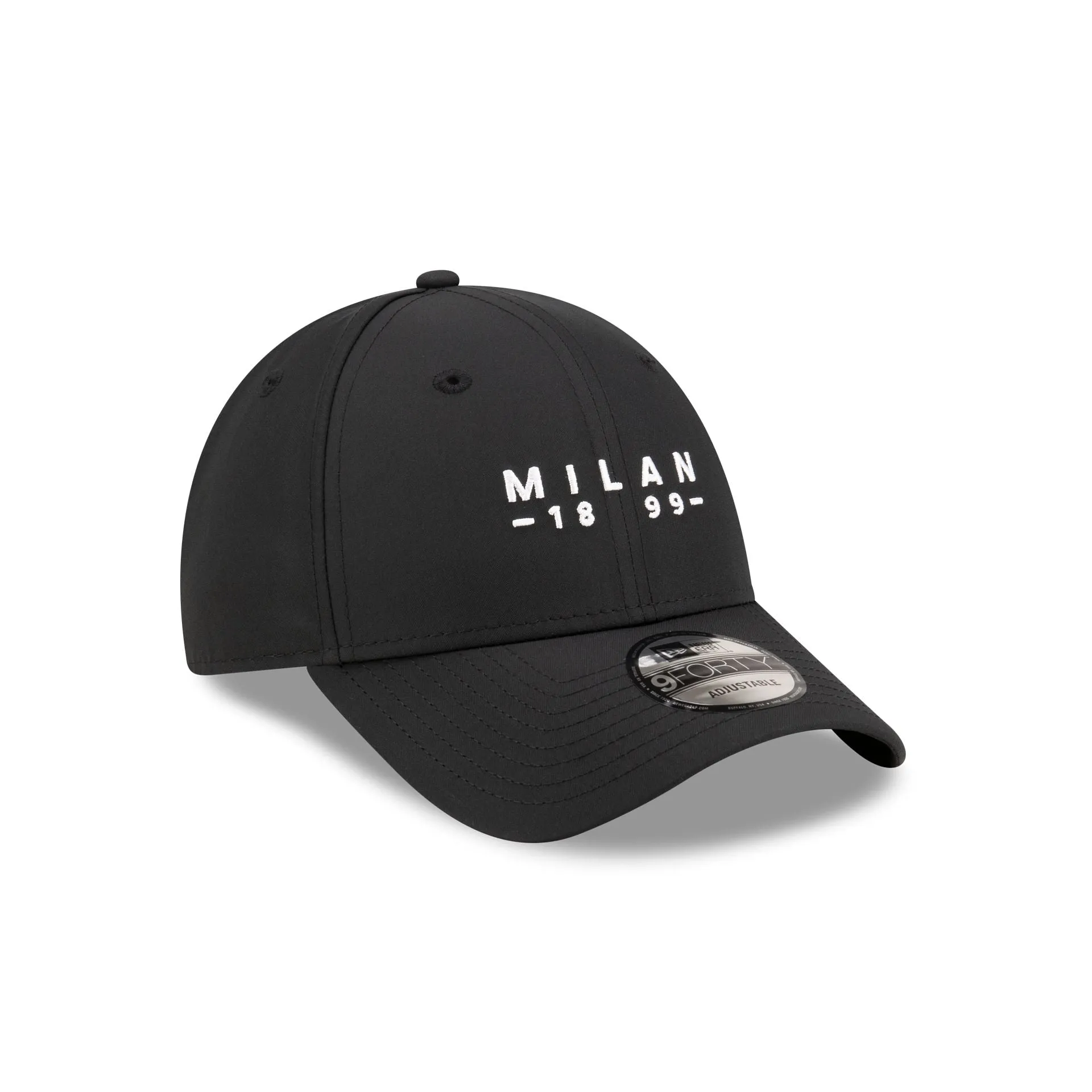 AC Milan Established Wordmark Black 9FORTY Adjustable Hat sold by New Era product image thumbnail 3