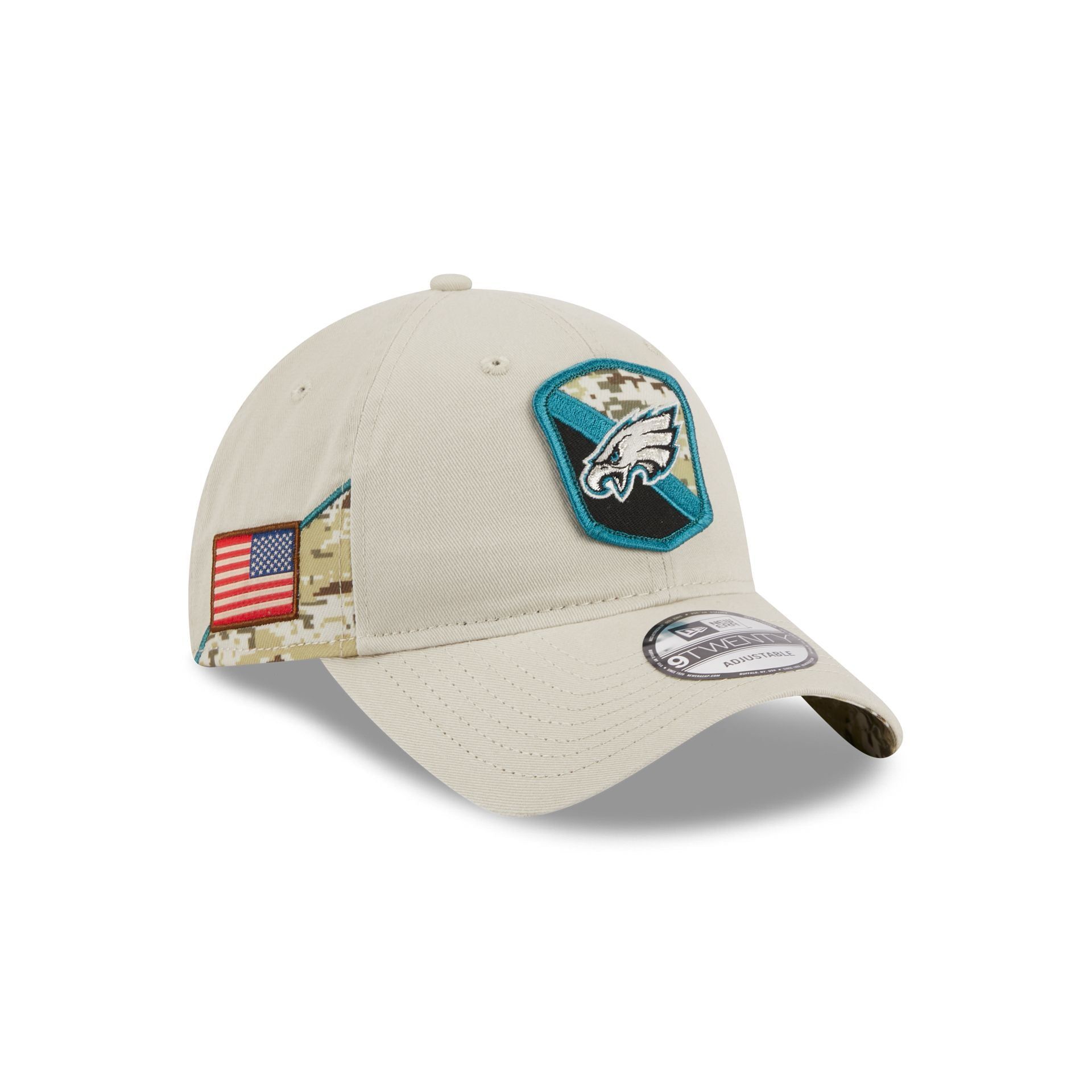 Philadelphia Eagles 2023 Salute to Service 9TWENTY Adjustable Hat sold by New Era
