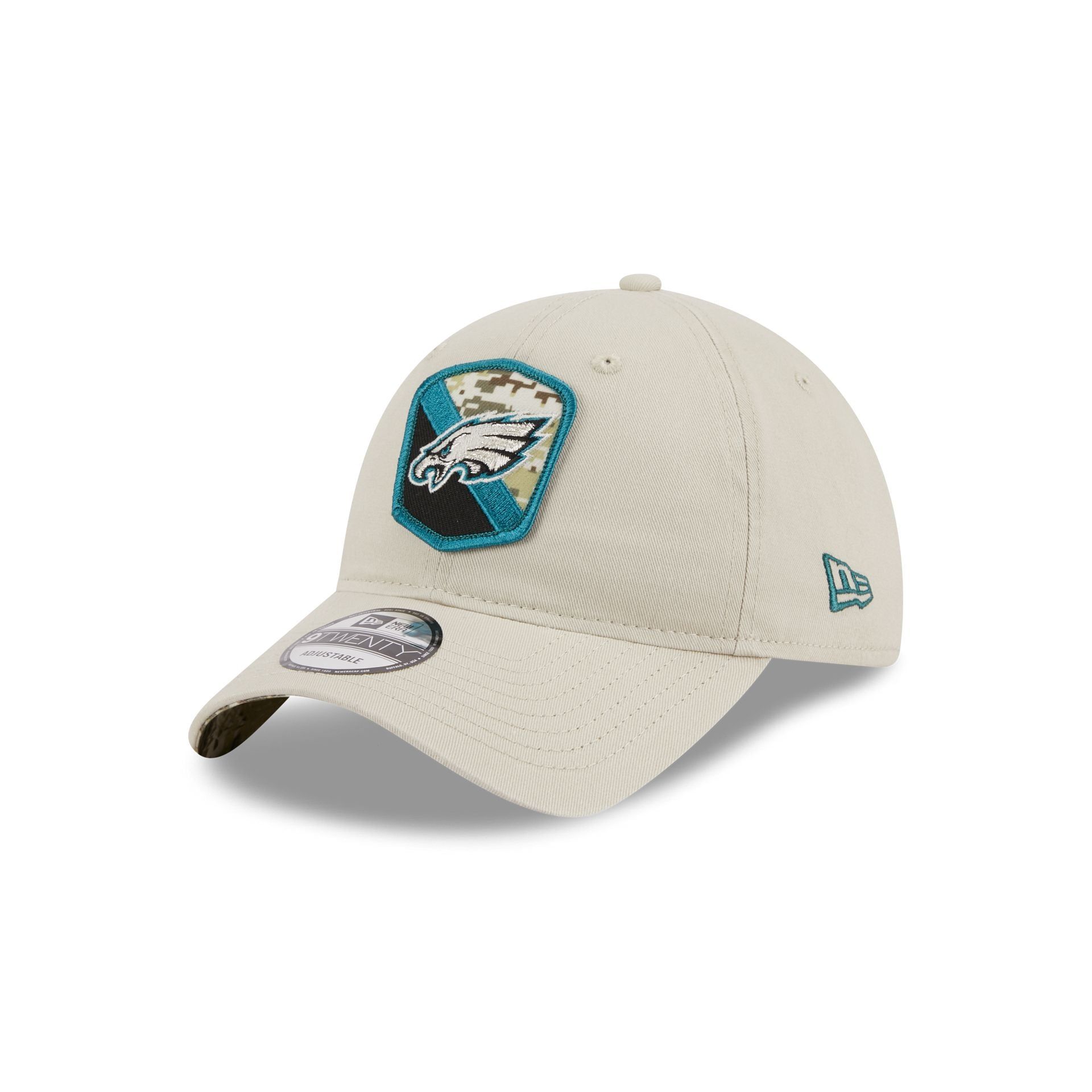 Philadelphia Eagles 2023 Salute to Service 9TWENTY Adjustable Hat sold by New Era product image thumbnail 3