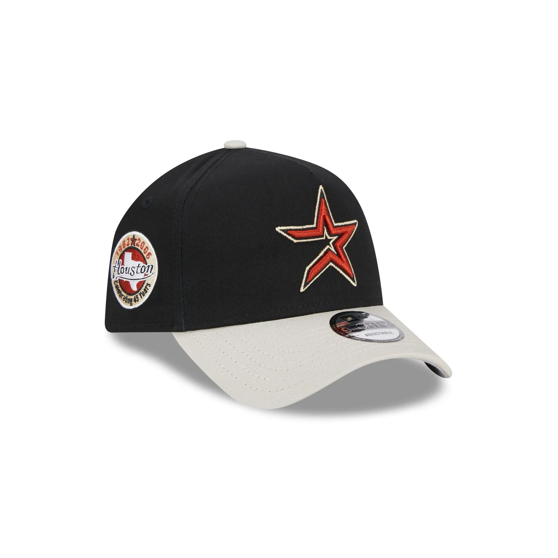 Houston Astros Coop Logo Select 9FORTY A-Frame Snapback Hat sold by New Era
