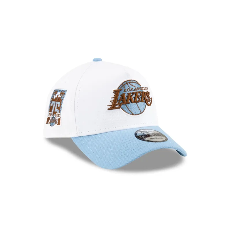 Los Angeles Lakers Spring Colorway 9FORTY A-Frame Snapback Hat sold by New Era