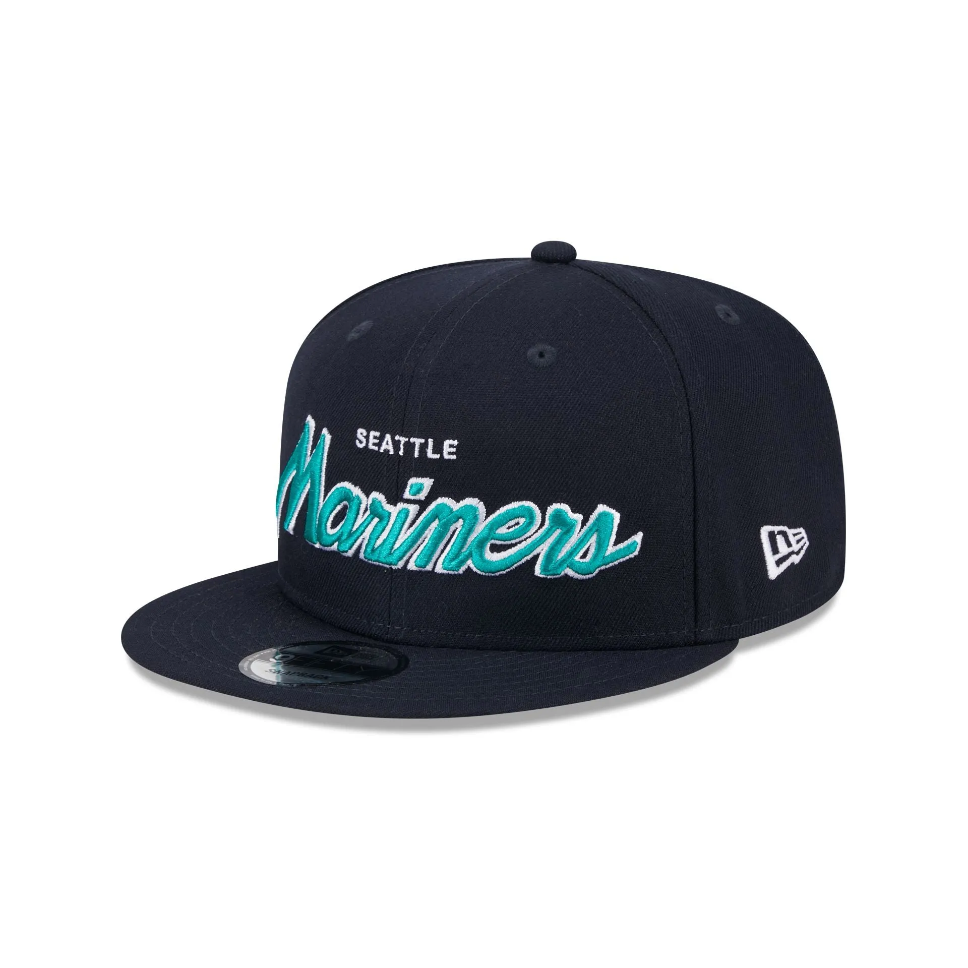 Seattle Mariners Wordmark 9FIFTY Snapback Hat sold by New Era