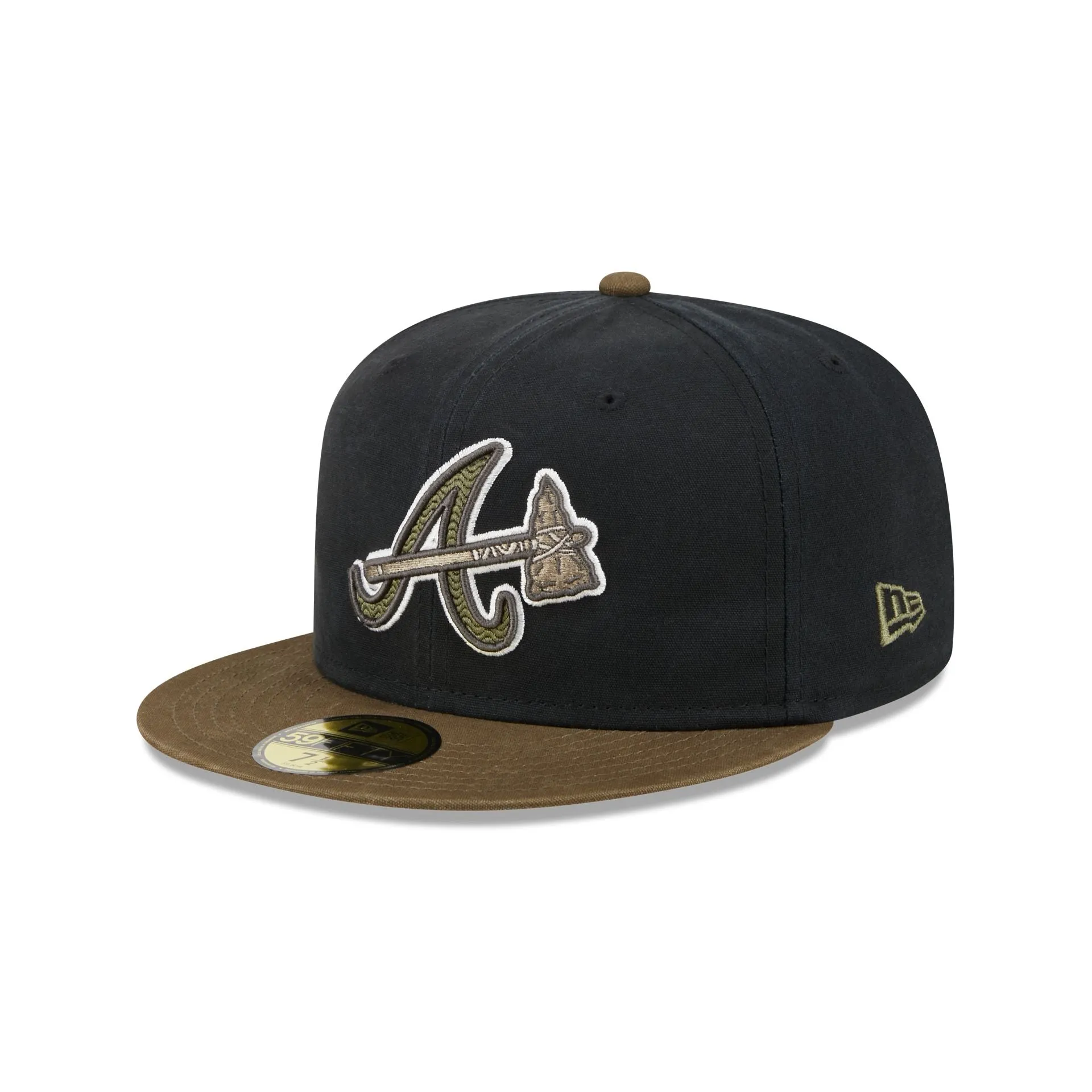 Atlanta Braves Quilted Logo 59FIFTY Fitted Hat sold by New Era