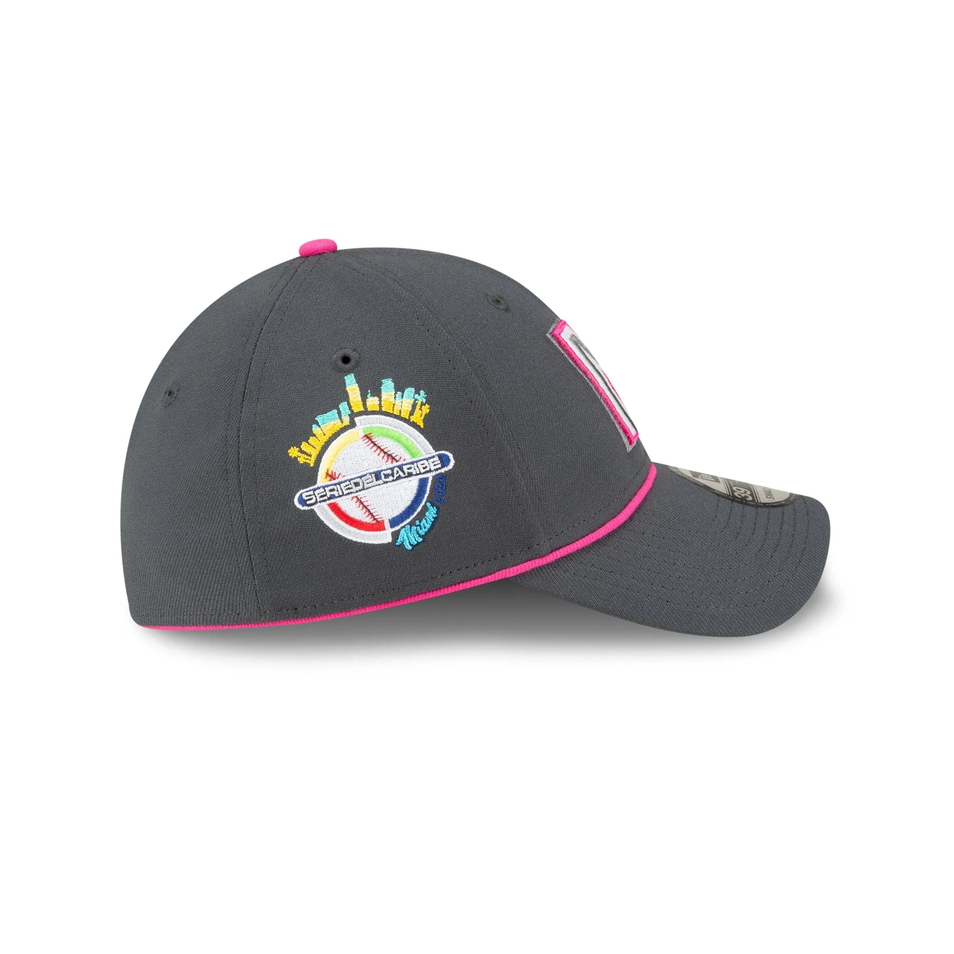 Mexico Baseball 2024 Caribbean Series Gray 39THIRTY Stretch Fit Hat sold by New Era product image thumbnail 4
