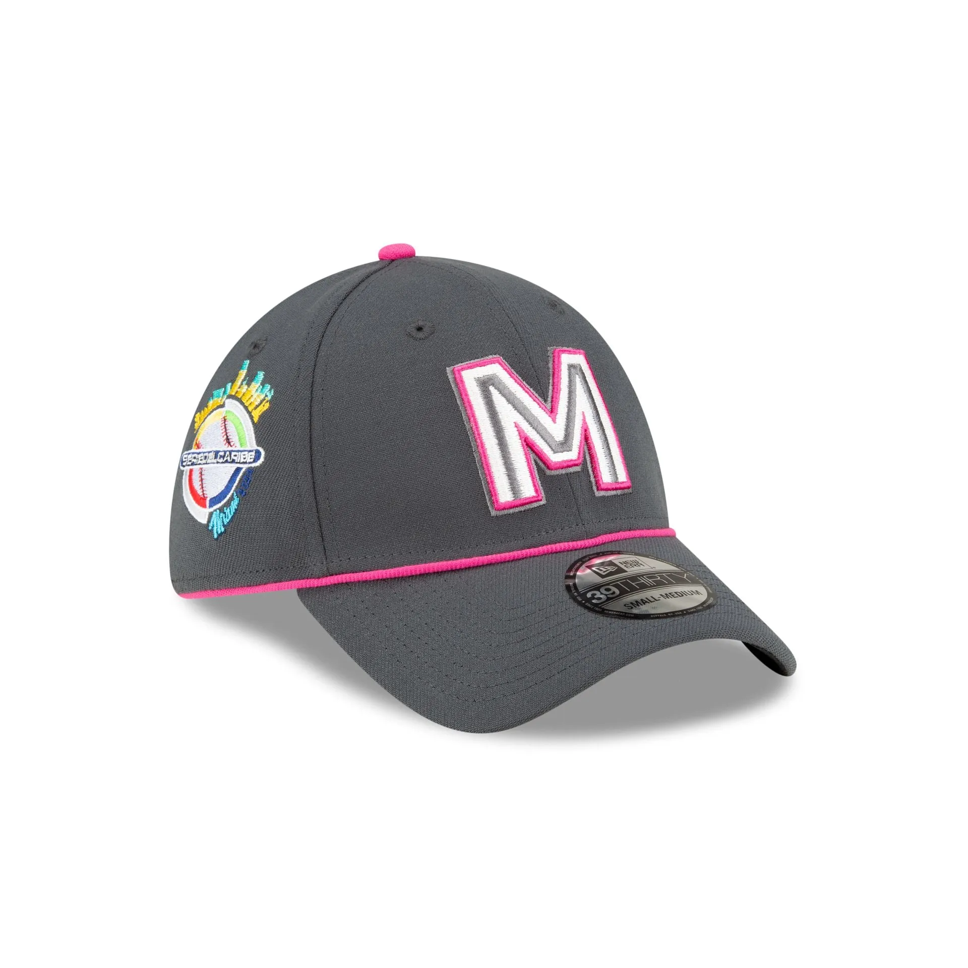 Mexico Baseball 2024 Caribbean Series Gray 39THIRTY Stretch Fit Hat sold by New Era