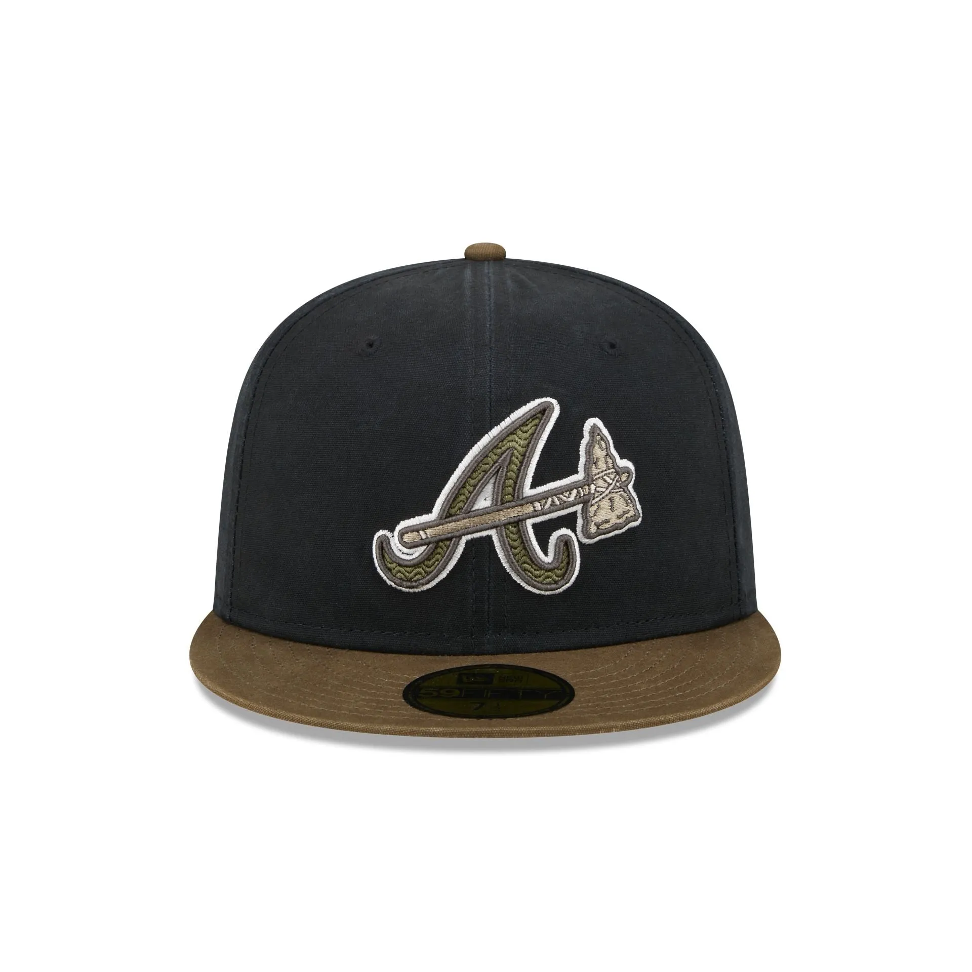 Atlanta Braves Quilted Logo 59FIFTY Fitted Hat sold by New Era product image thumbnail 2
