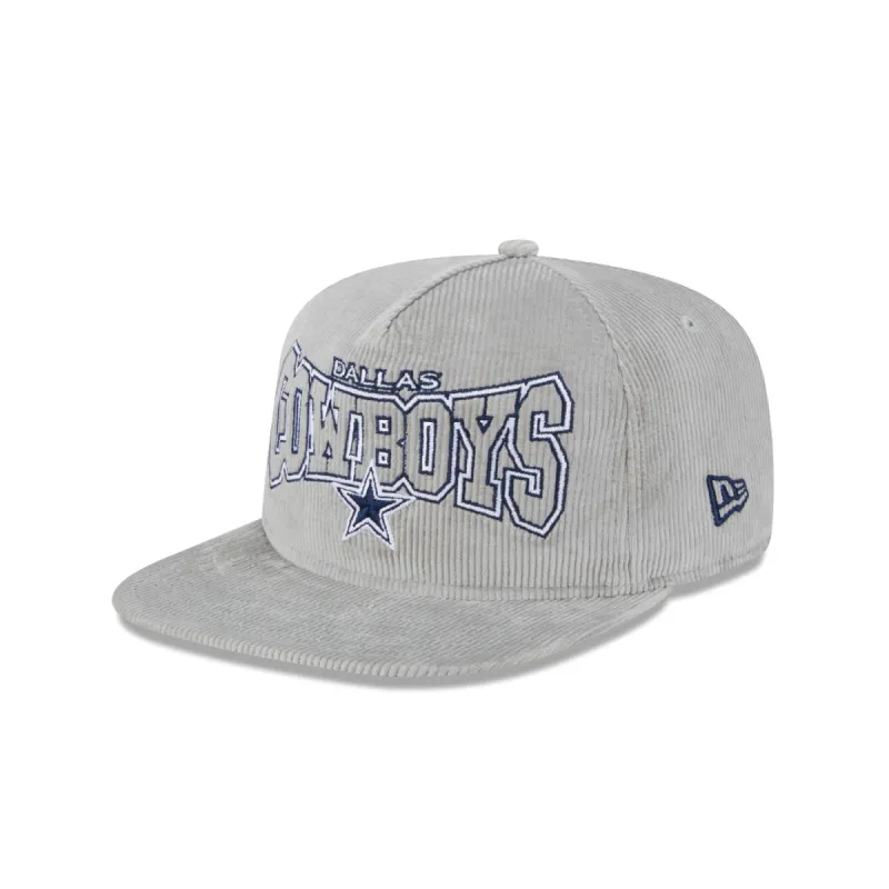 Dallas Cowboys Gray Cord Golfer Hat sold by New Era