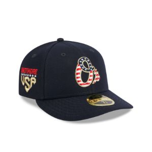 Baltimore Orioles Independence Day 2023 Low Profile 59FIFTY Fitted Hat sold by New Era