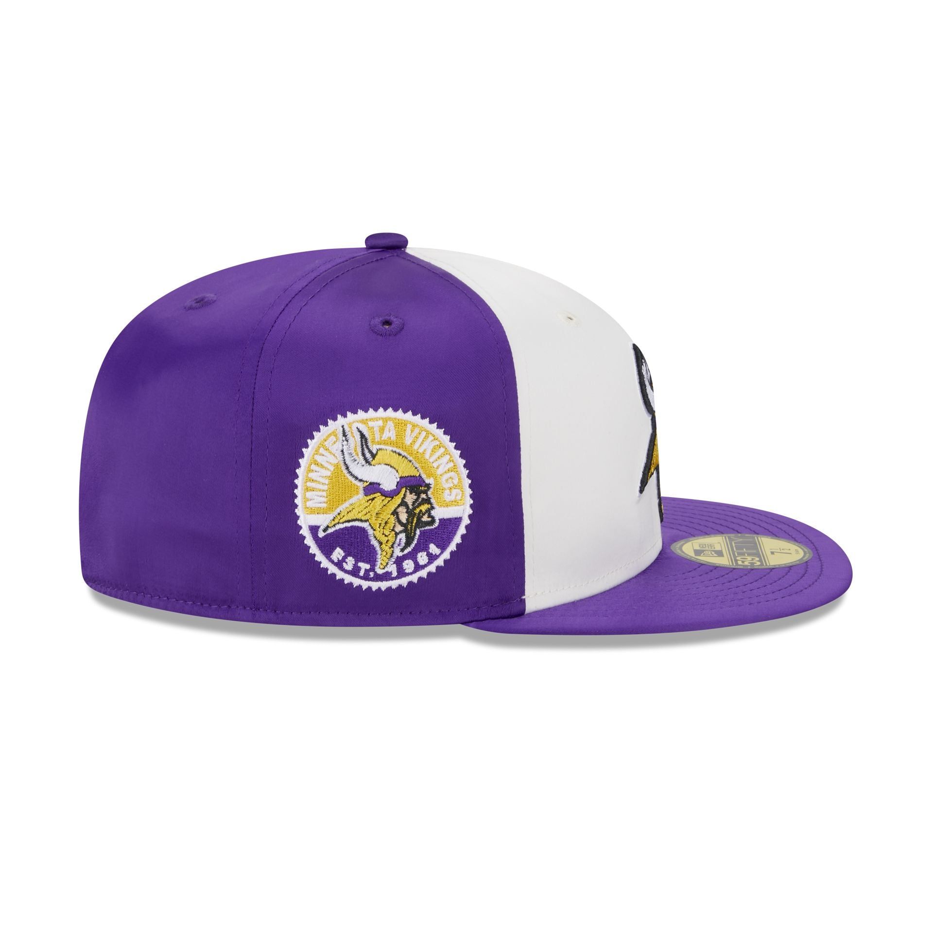 Minnesota Vikings Throwback Satin 59FIFTY Fitted Hat sold by New Era product image thumbnail 4