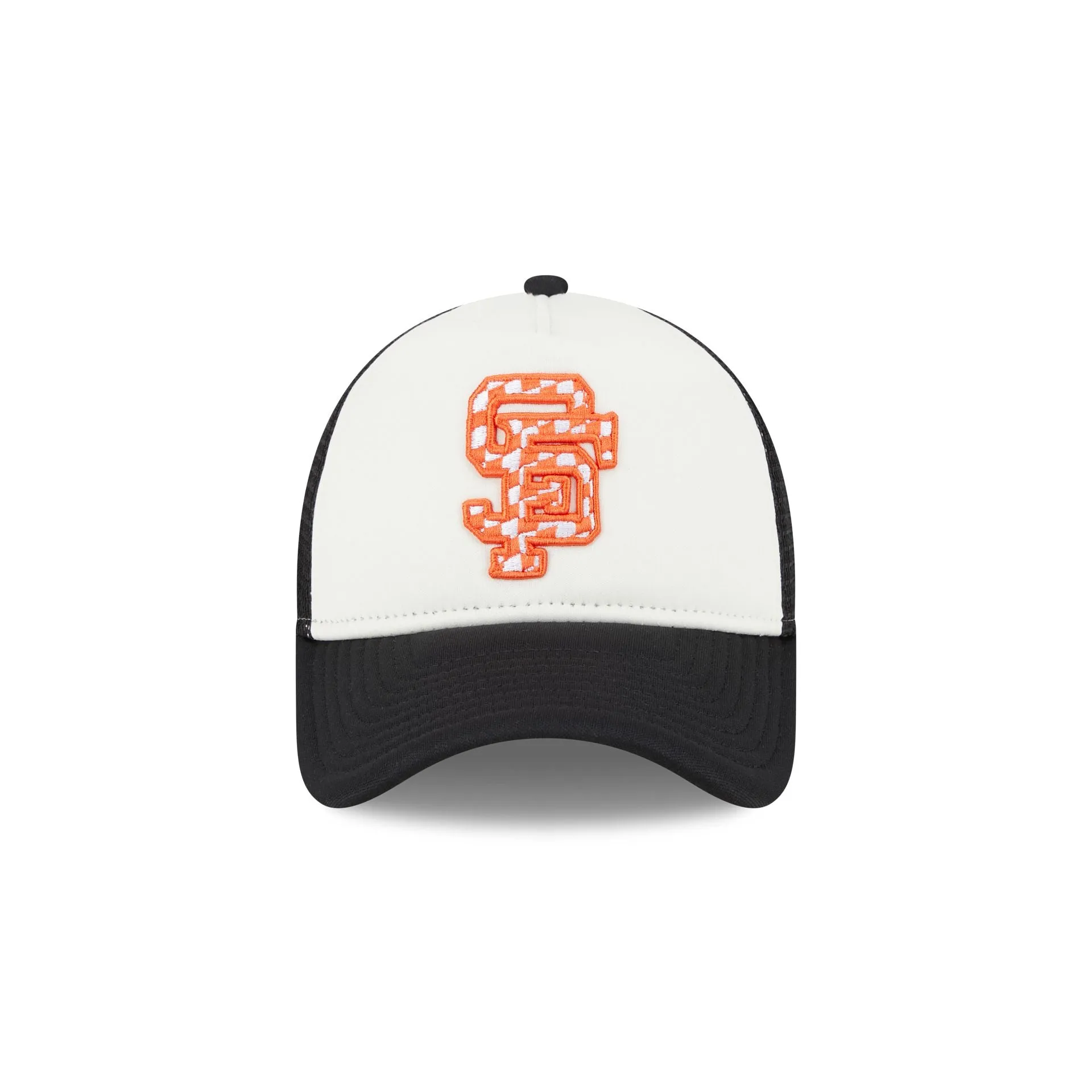 San Francisco Giants Checkered Flag 9FORTY A-Frame Trucker Hat sold by New Era product image thumbnail 2