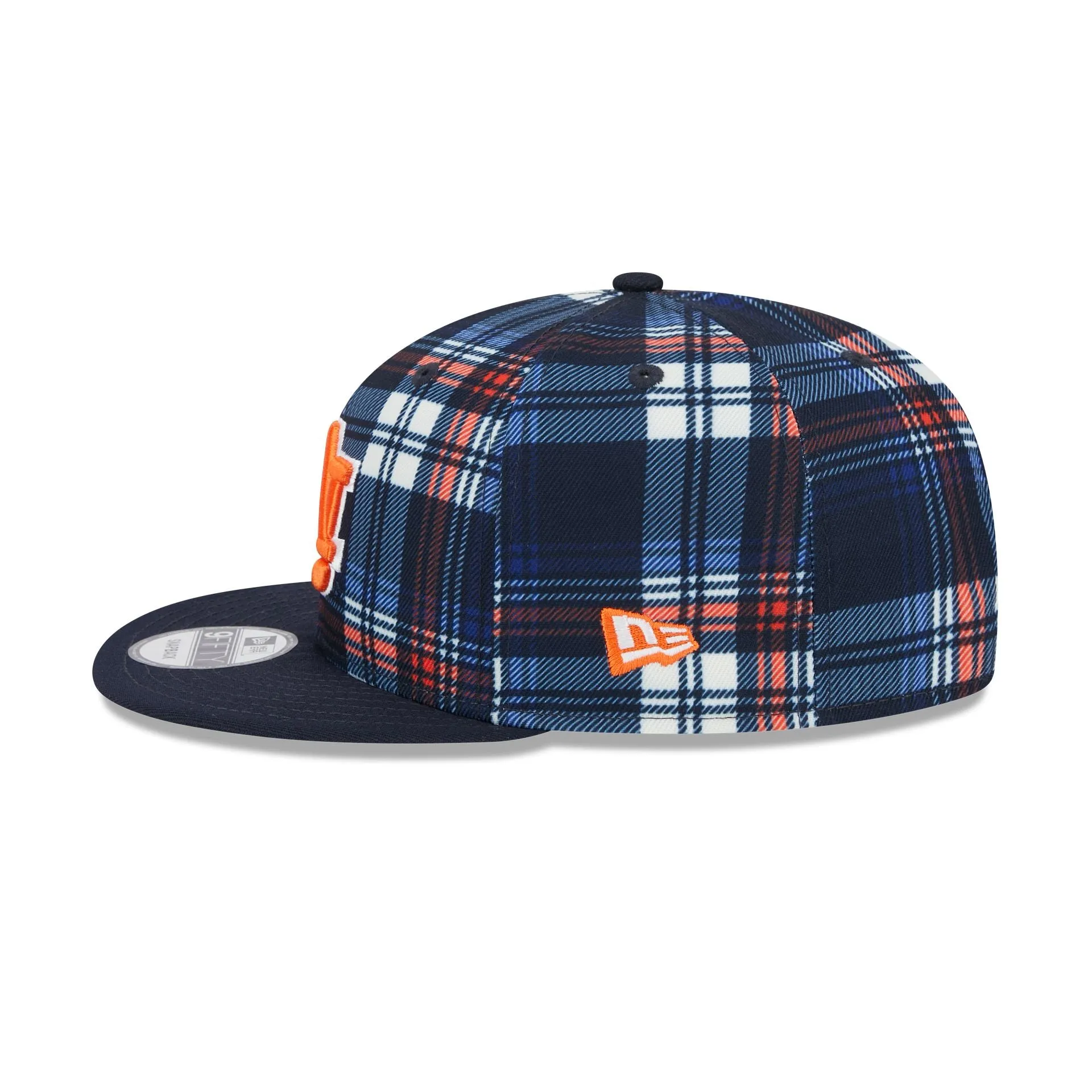 Auburn Tigers Plaid 9FIFTY Snapback Hat sold by New Era product image thumbnail 4