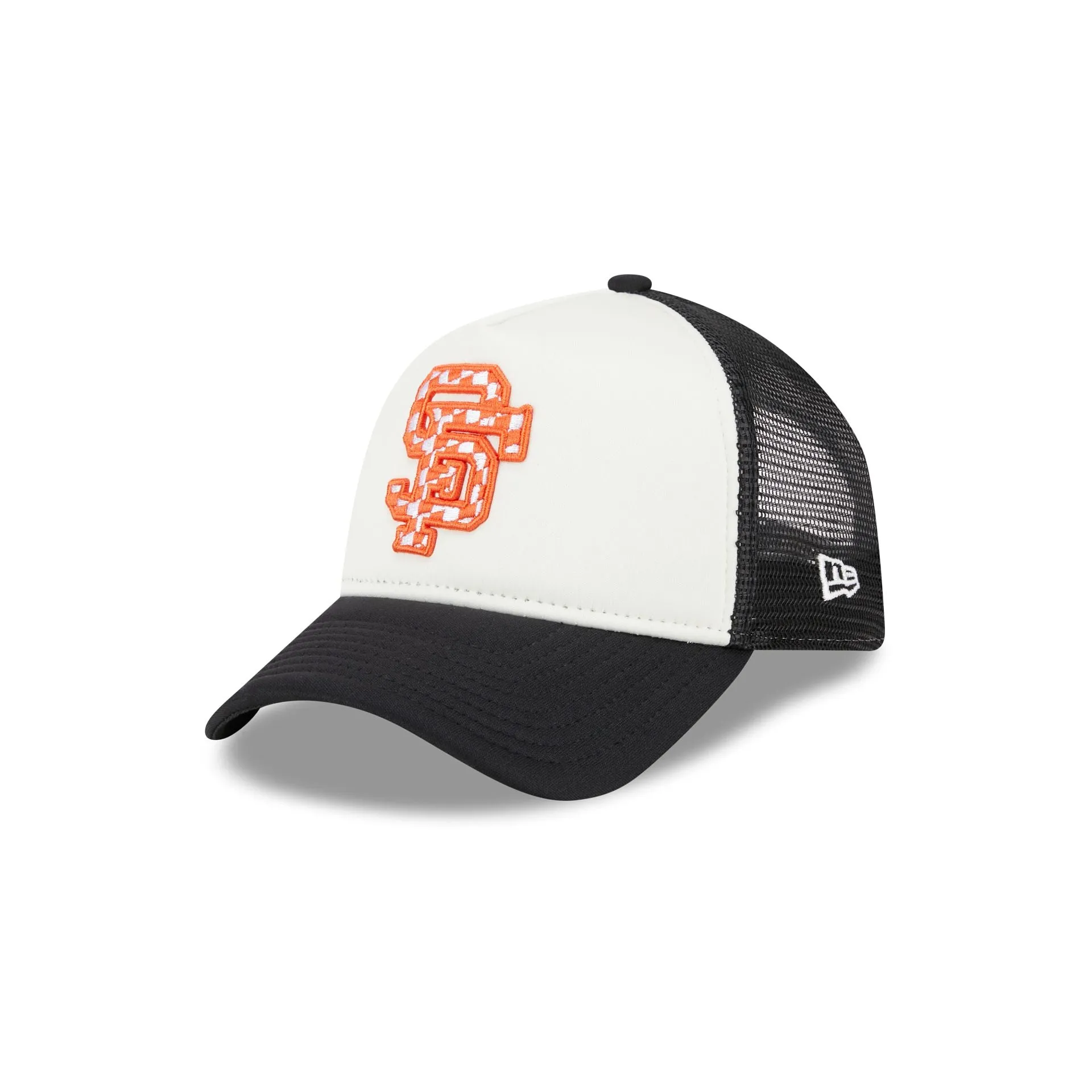 San Francisco Giants Checkered Flag 9FORTY A-Frame Trucker Hat sold by New Era product image thumbnail 3