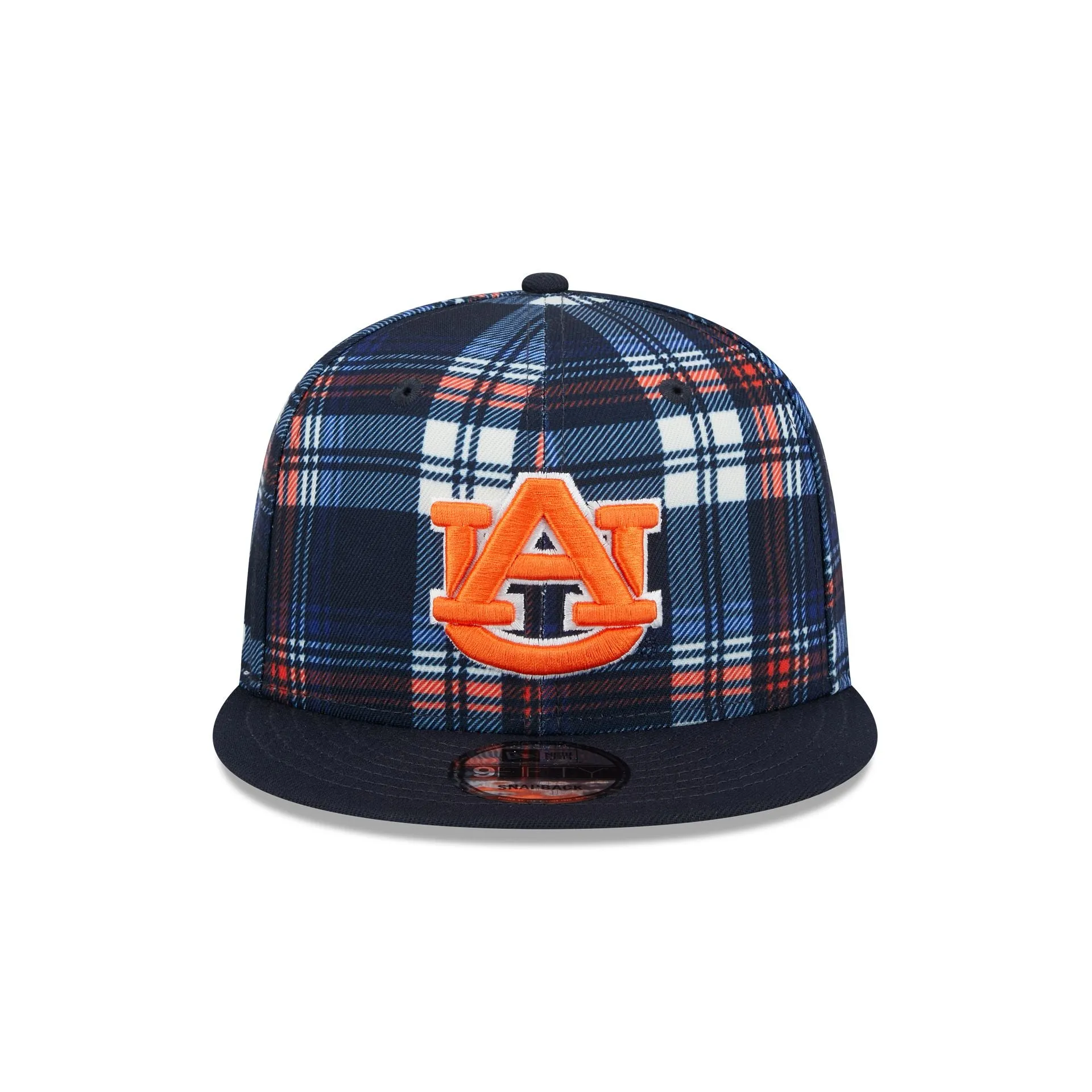 Auburn Tigers Plaid 9FIFTY Snapback Hat sold by New Era product image thumbnail 2
