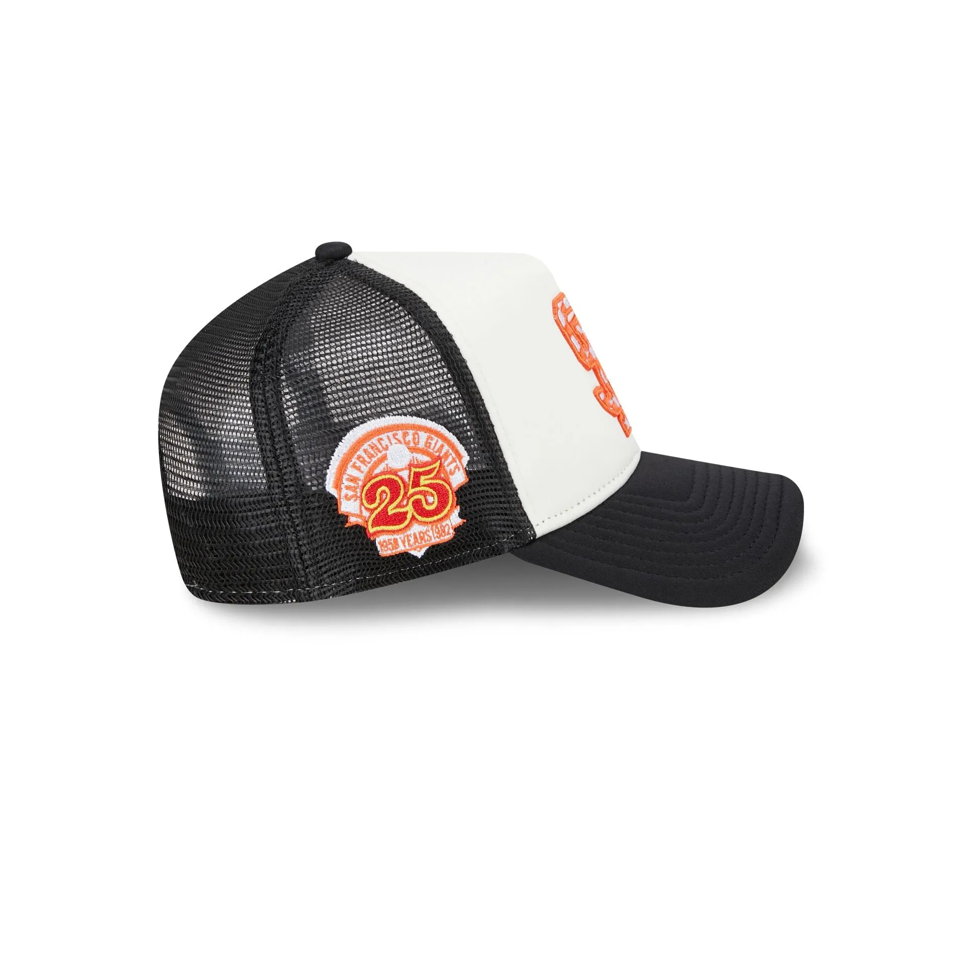 San Francisco Giants Checkered Flag 9FORTY A-Frame Trucker Hat sold by New Era product image thumbnail 4