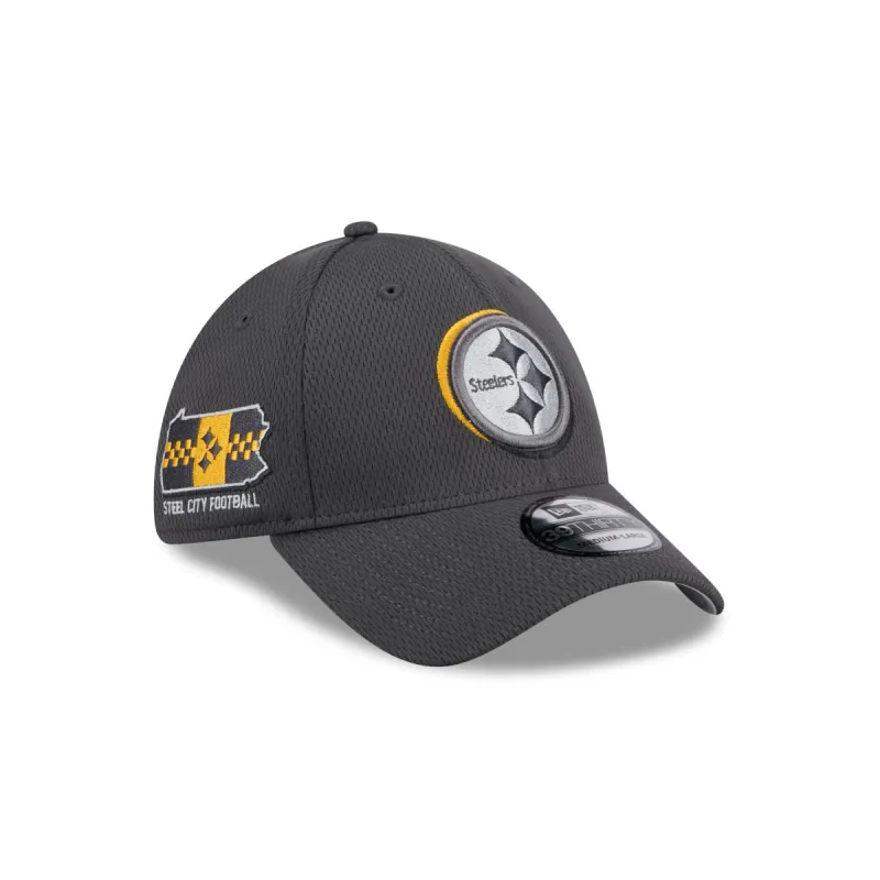 Pittsburgh Steelers 2024 Draft 39THIRTY Stretch Fit Hat sold by New Era