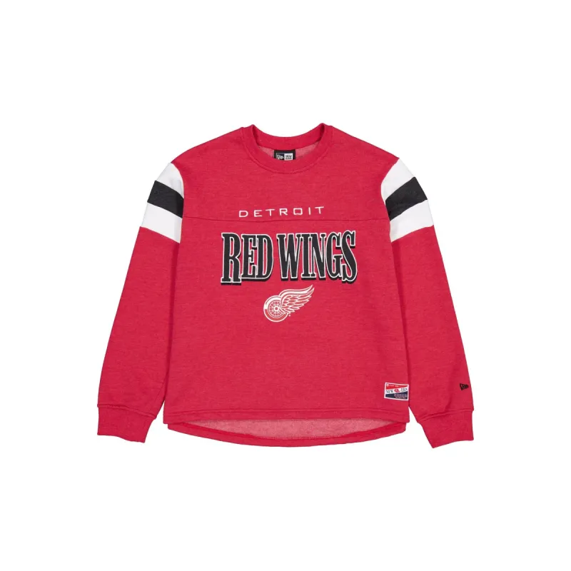 Detroit Red Wings Throwback Women's Crewneck sold by New Era