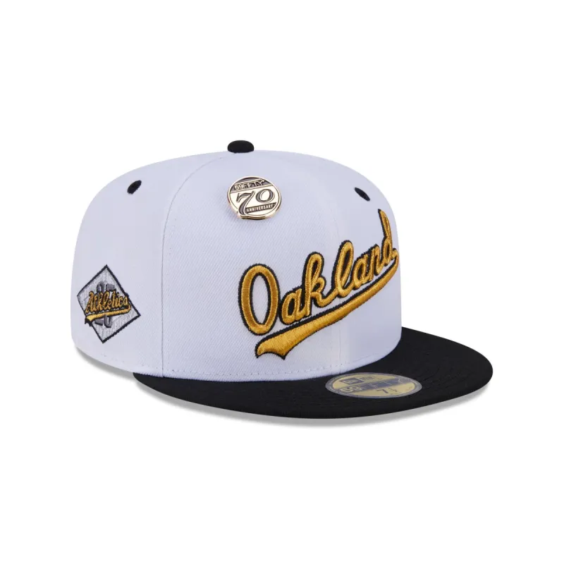 Oakland Athletics 70th Anniversary 59FIFTY Fitted Hat sold by New Era