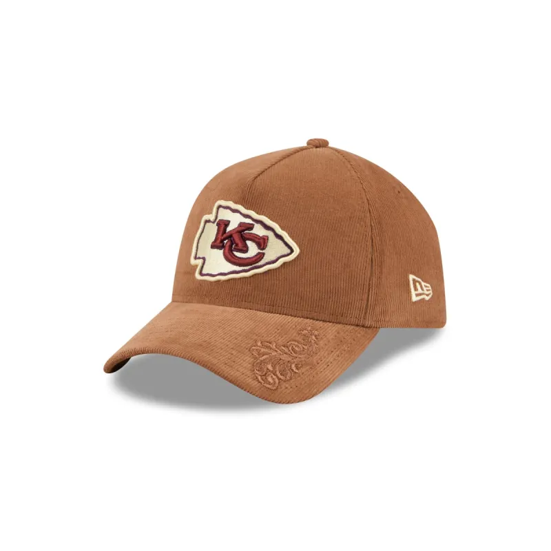 Kansas City Chiefs Ornamental Cord 9FORTY A-Frame Snapback Hat sold by New Era
