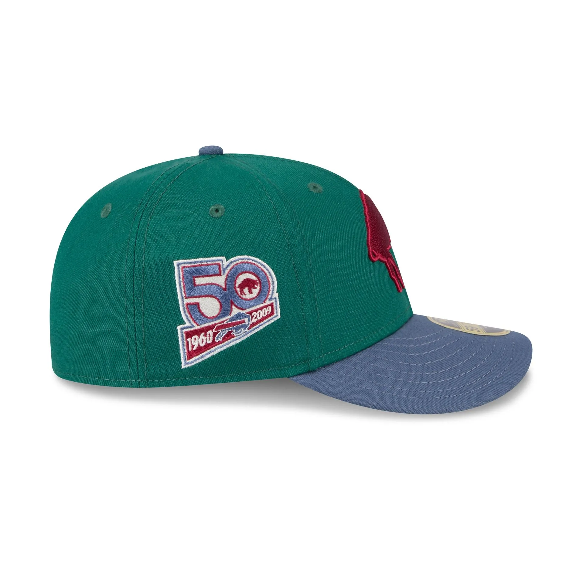 Buffalo Bills Green Gemstone Low Profile 59FIFTY Fitted Hat sold by New Era product image thumbnail 4