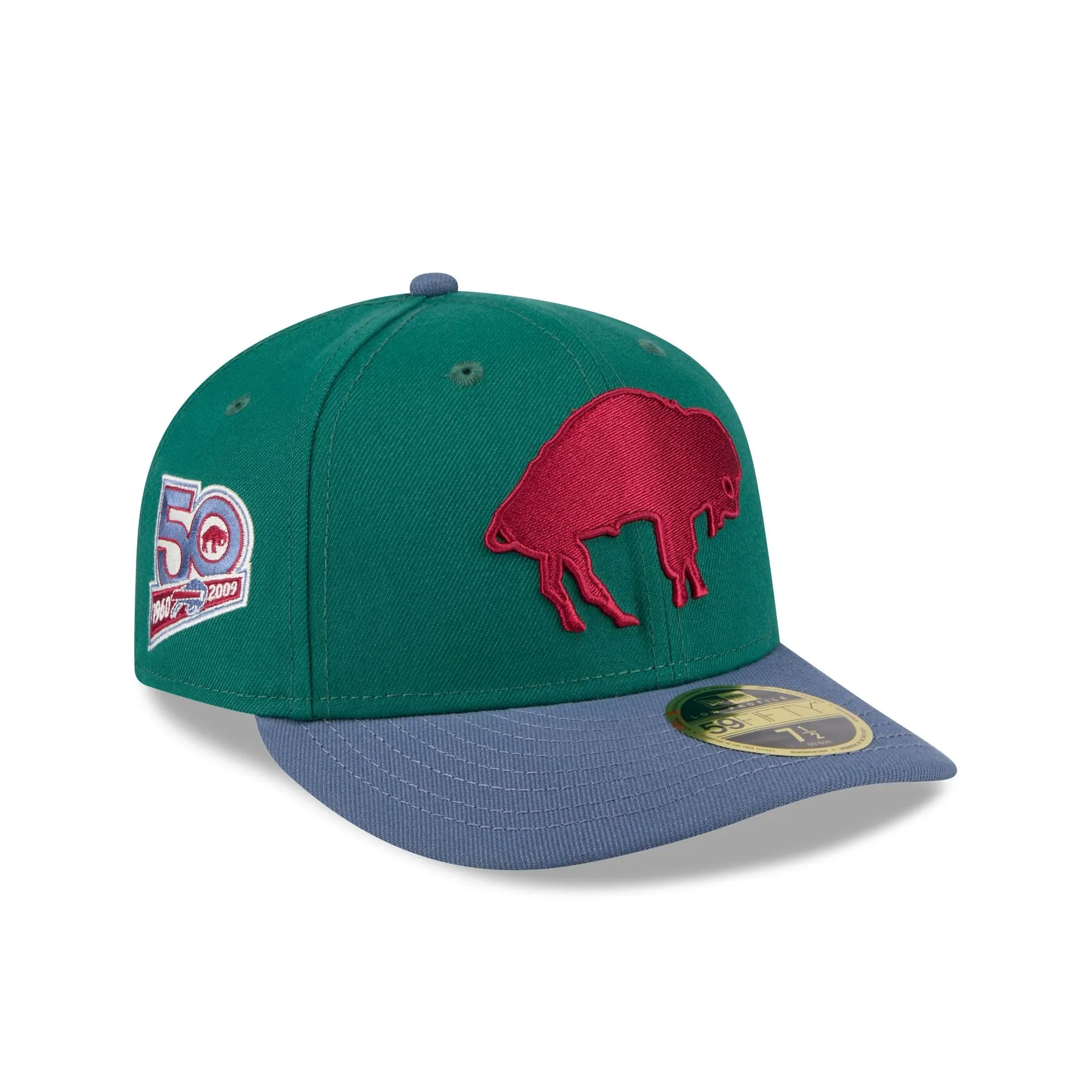 Buffalo Bills Green Gemstone Low Profile 59FIFTY Fitted Hat sold by New Era