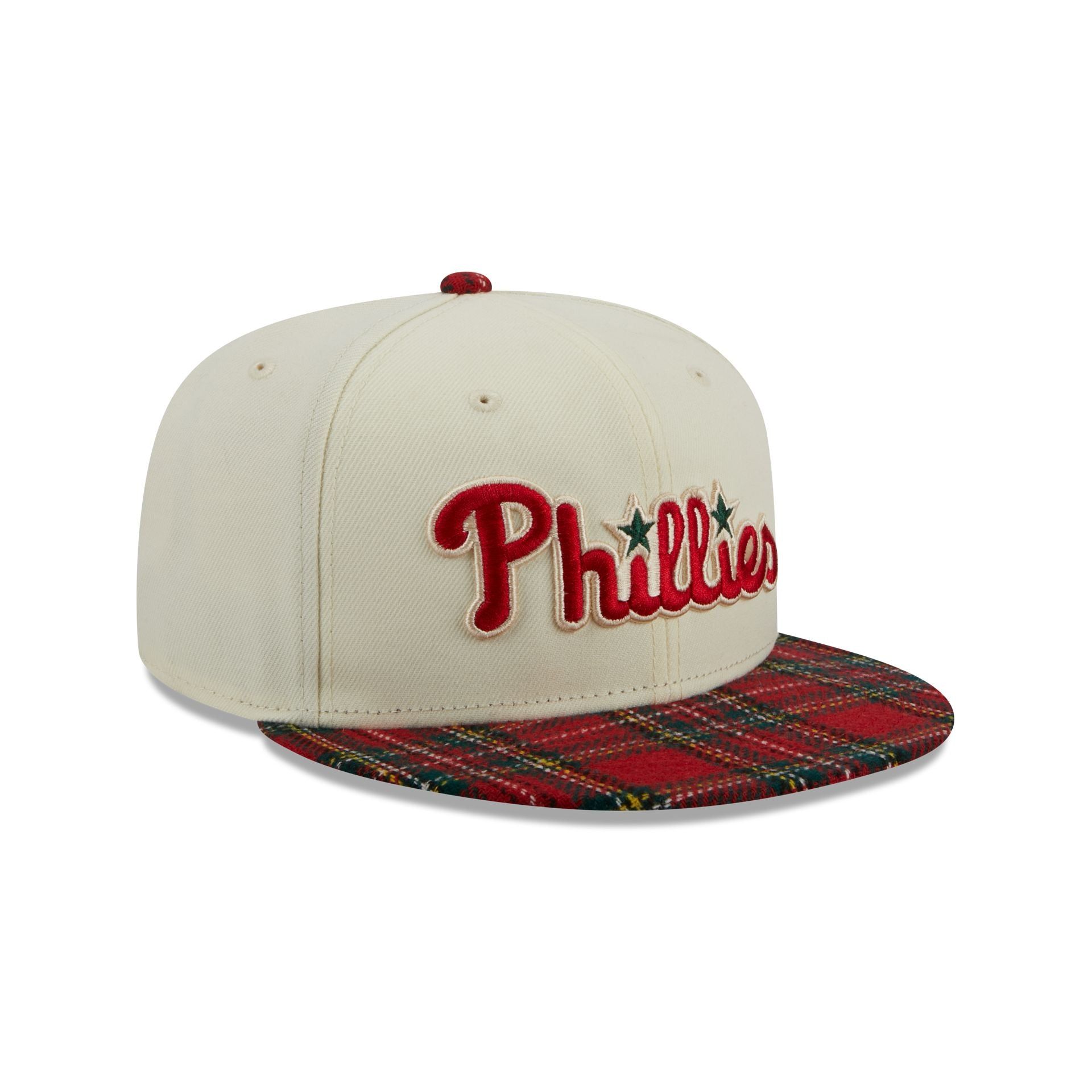 Philadelphia Phillies Plaid Visor 9FIFTY Snapback Hat sold by New Era product image thumbnail 3