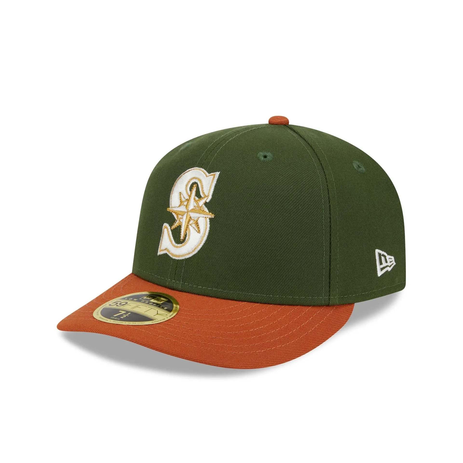 Seattle Mariners Scarlet Low Profile 59FIFTY Fitted Hat sold by New Era product image thumbnail 3