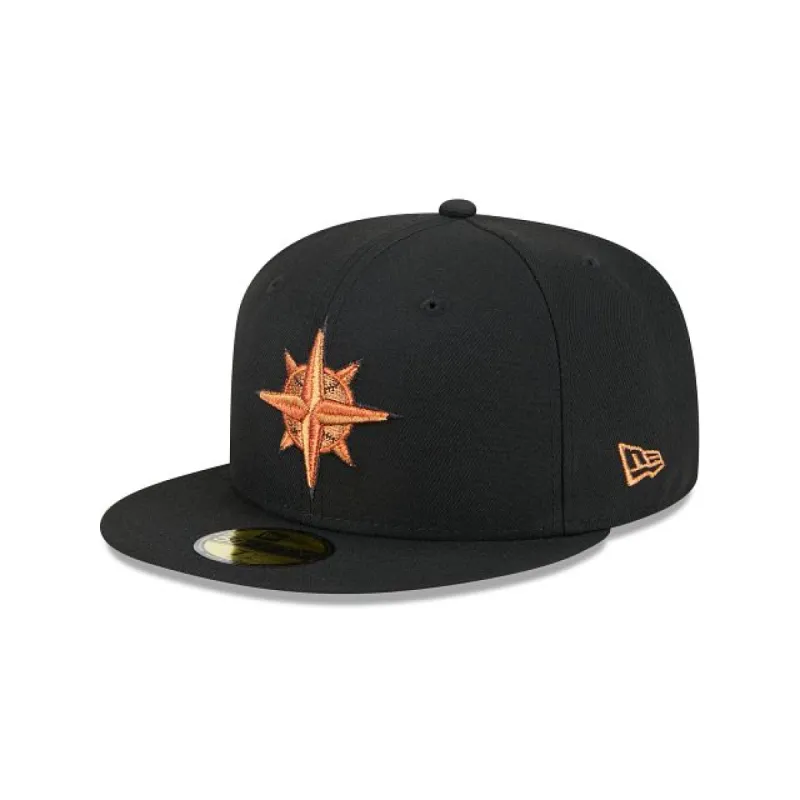 Seattle Mariners Metallic Pop 59FIFTY Fitted Hat sold by New Era