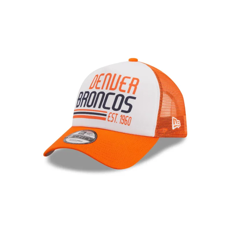 Denver Broncos Lift Pass 9FORTY A-Frame Snapback Hat sold by New Era
