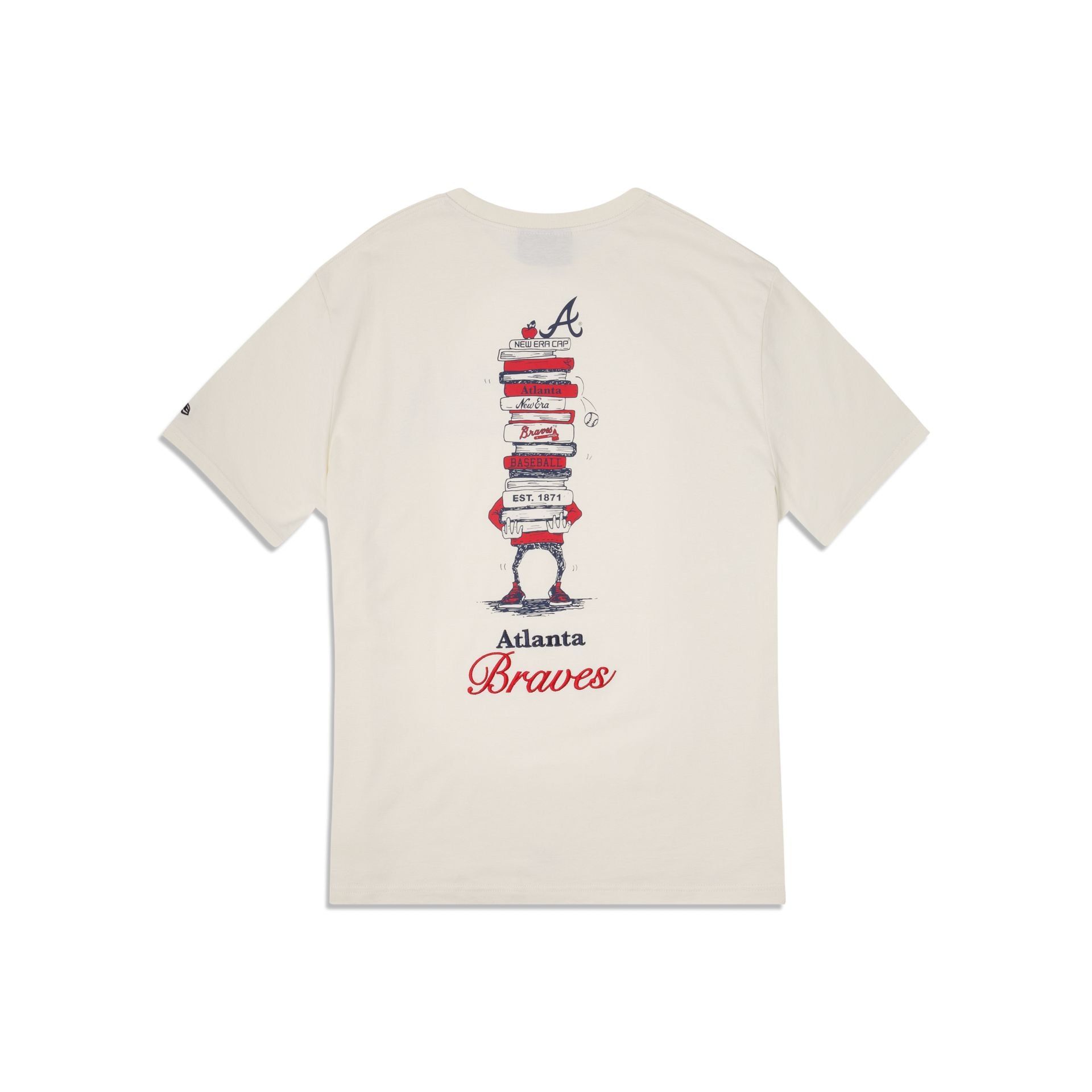 Atlanta Braves Book Club White T-Shirt sold by New Era product image thumbnail 3