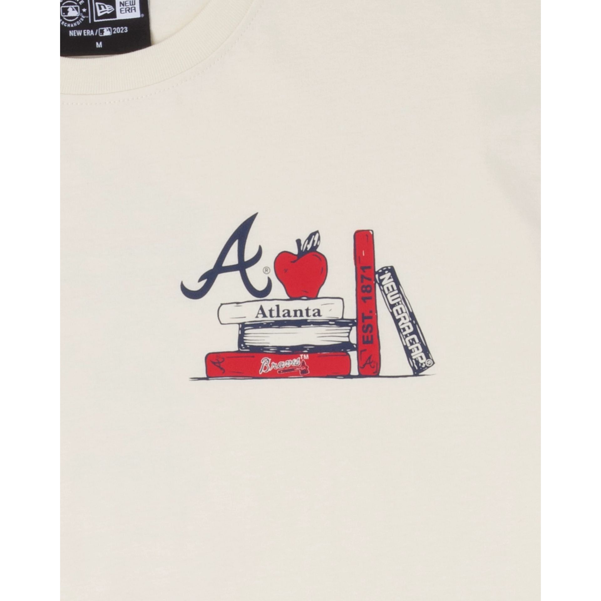 Atlanta Braves Book Club White T-Shirt sold by New Era product image thumbnail 4