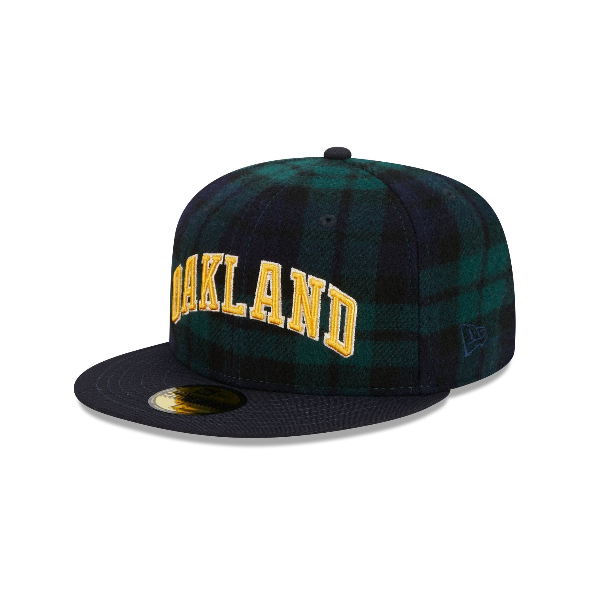 Oakland Athletics Plaid 59FIFTY Fitted Hat sold by New Era